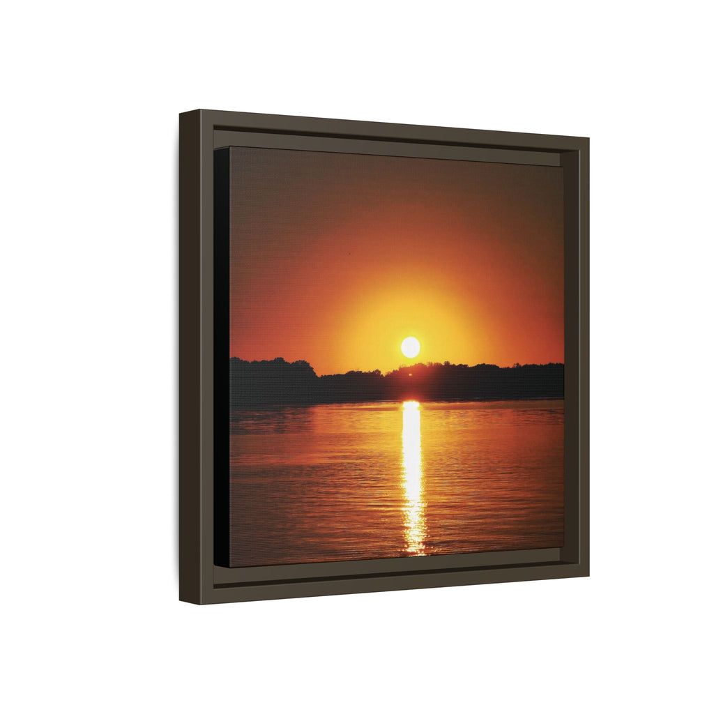 Golden Hour Sunset Canvas Art Print