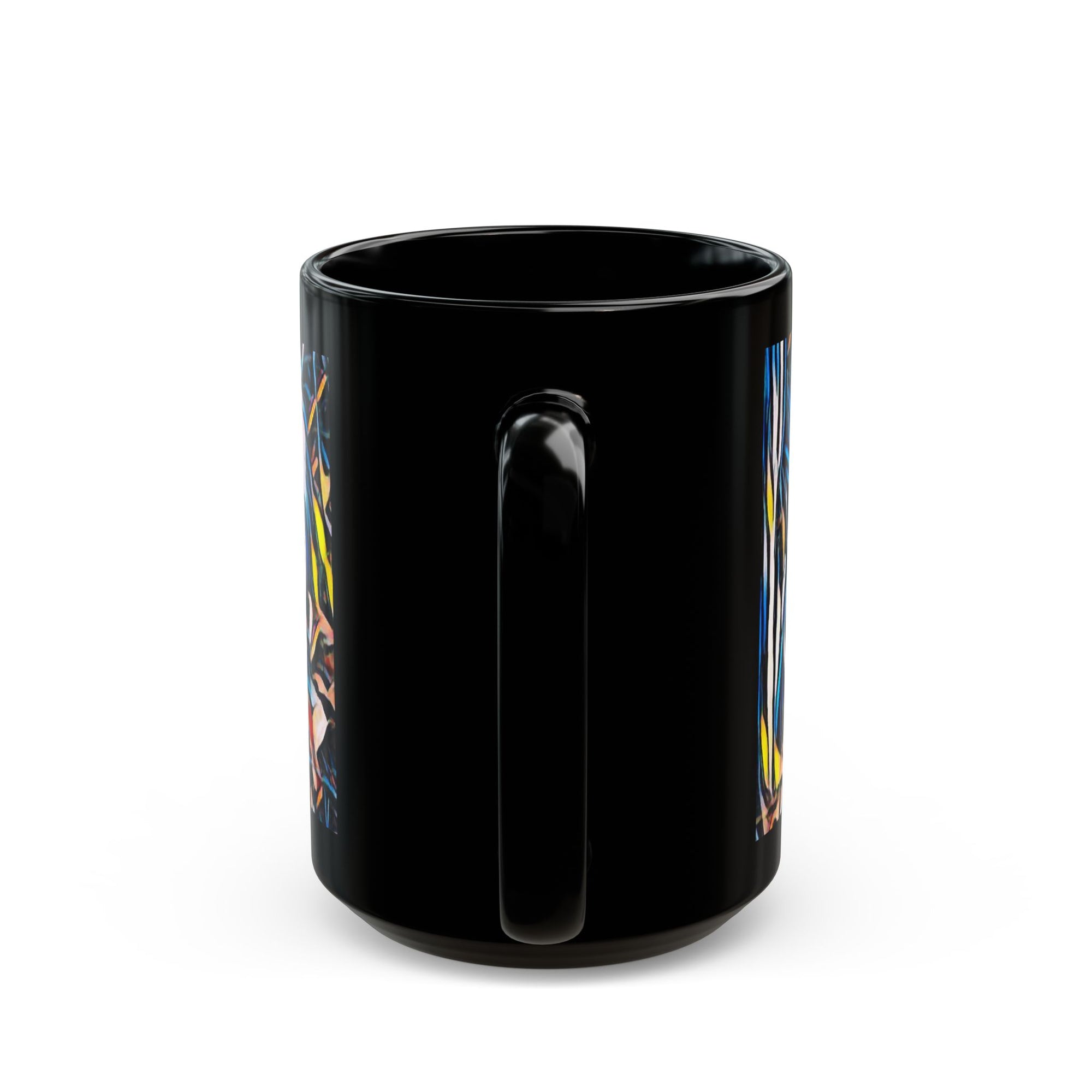 Artistic Black Mug with Colorful Nature Design, Perfect Gift for Coffee Lovers, Home Decor, Wildlife Enthusiasts, Art Collectors, [...]