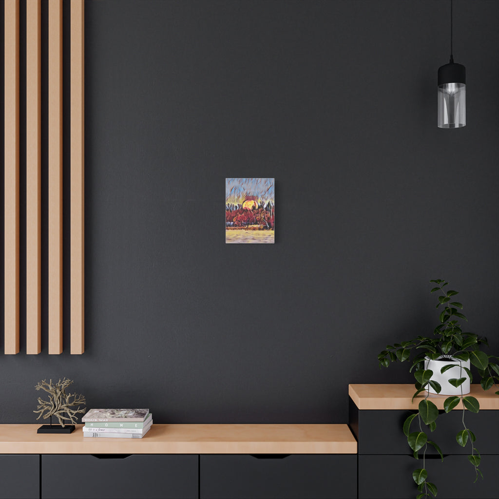 Emberfall Matte Canvas Wall Art