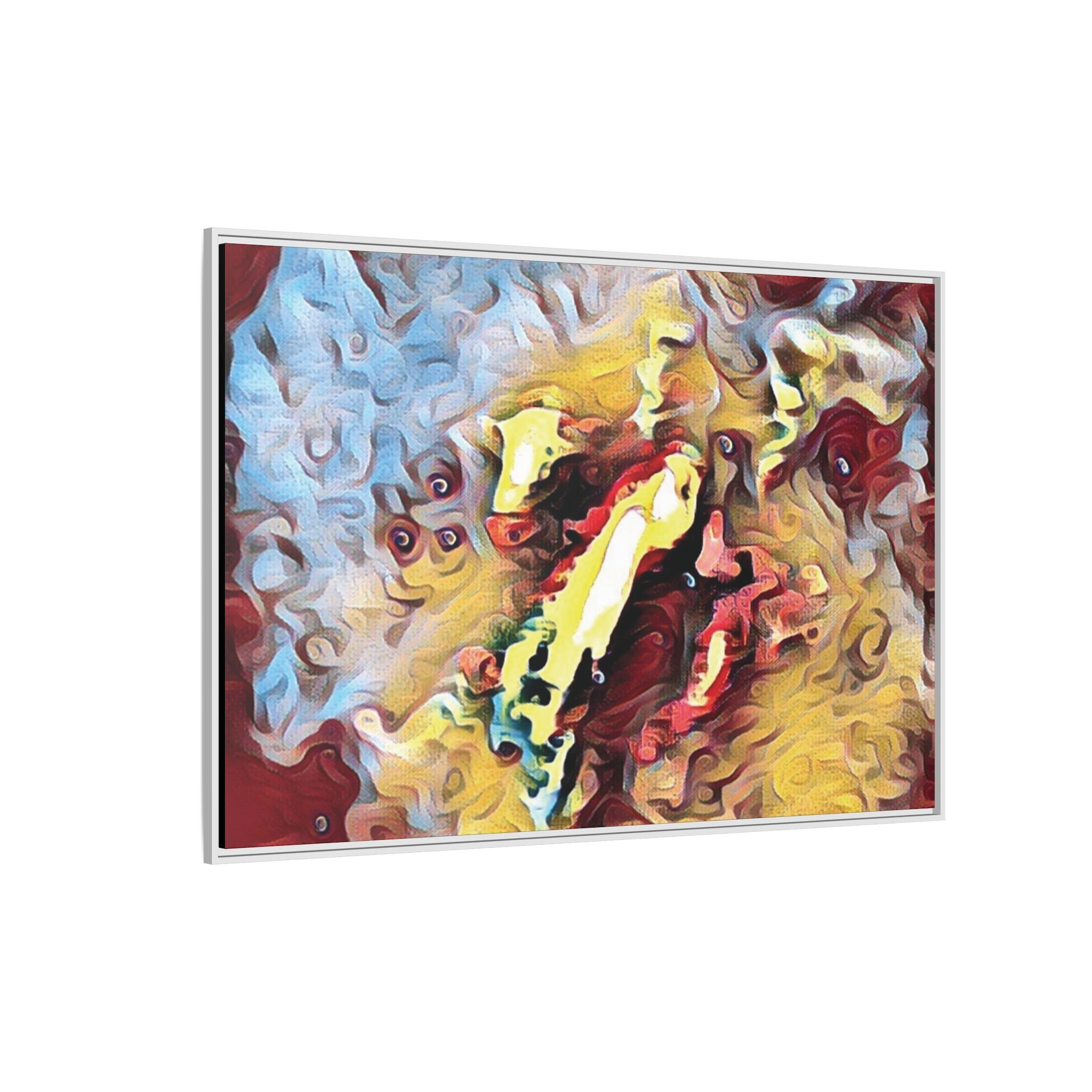 Framed Abstract Canvas Art