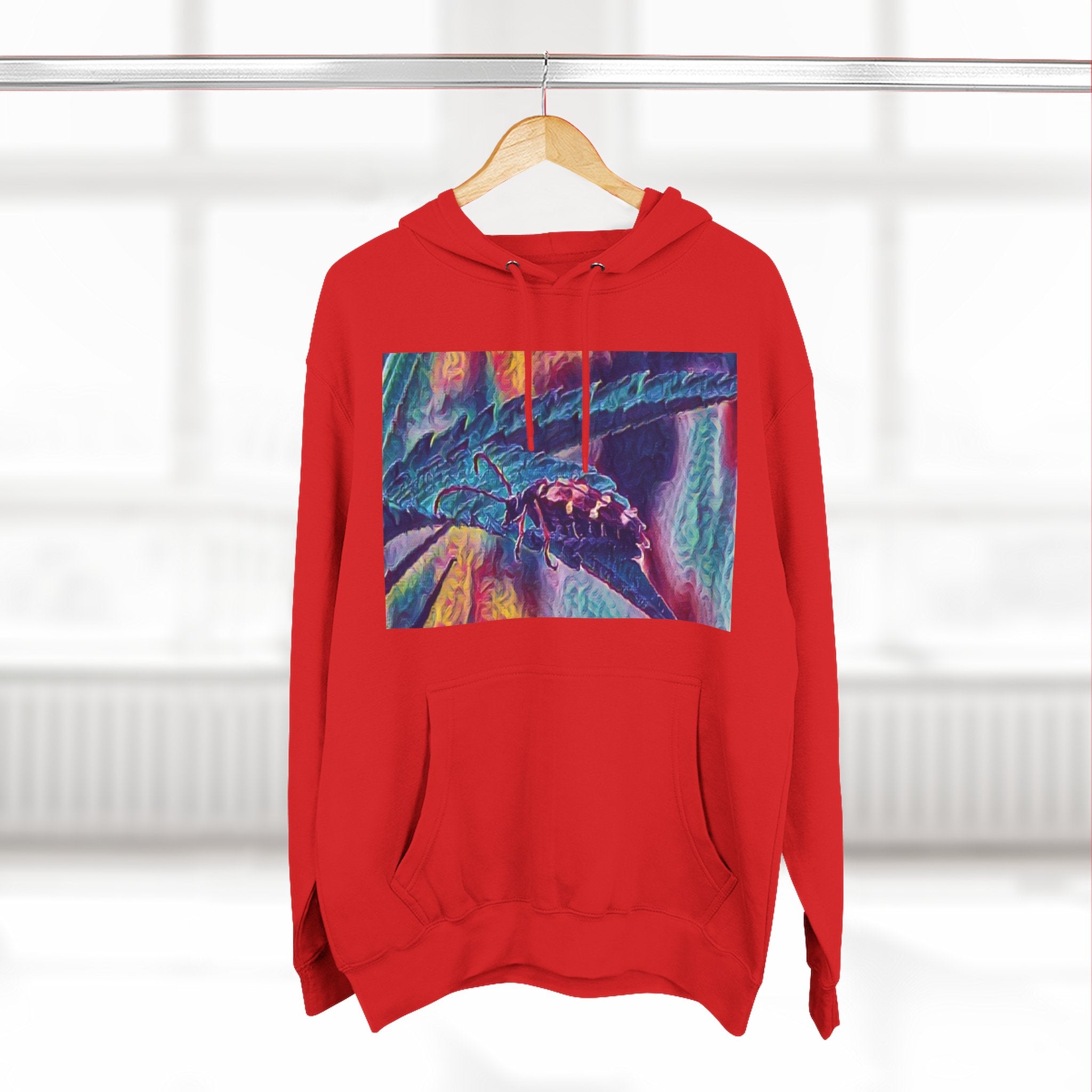 Neon Hunter Art Hoodie