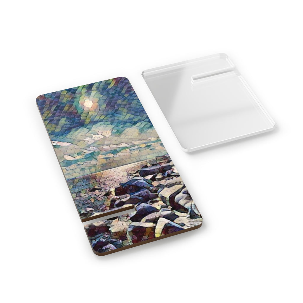Shimmering Shore of Lake Superior Smartphone Display Stand