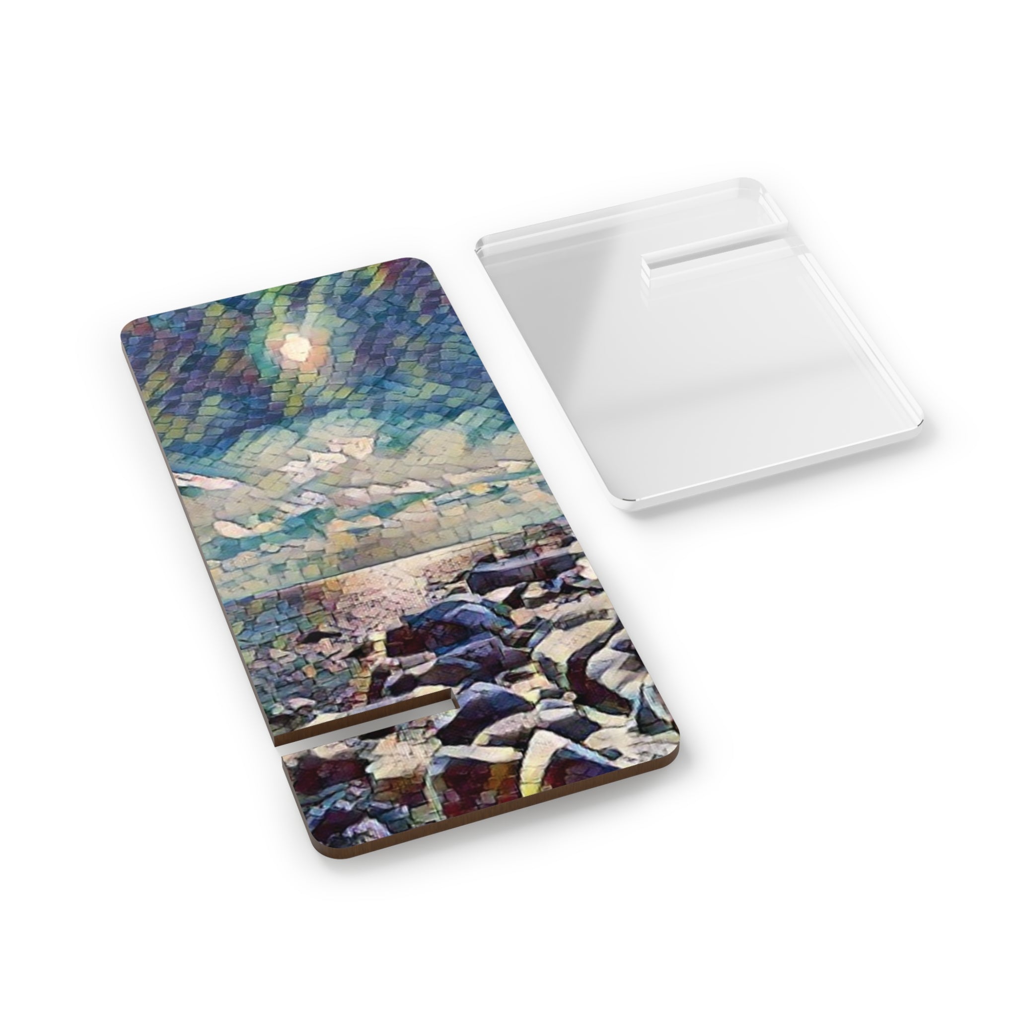 Shimmering Shore of Lake Superior Smartphone Display Stand
