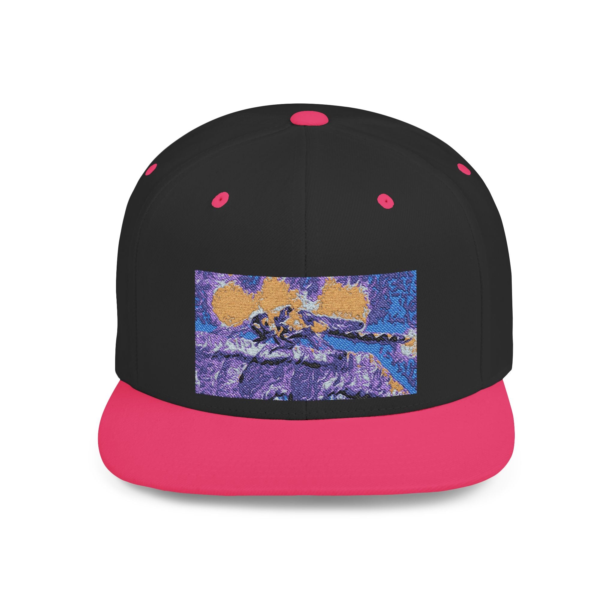 Sentinel of the Crimson Arch Flat Bill Snapback Hat