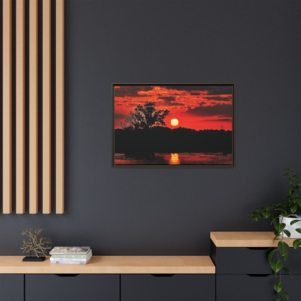 Bloodfire Reverie Framed Canvas Art