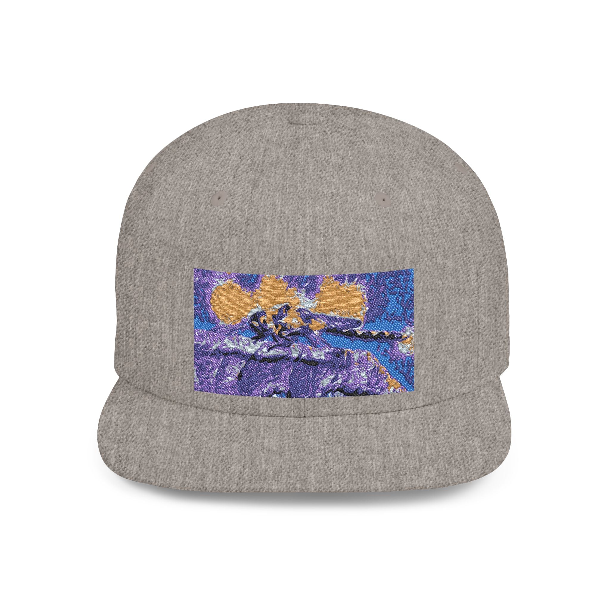 Sentinel of the Crimson Arch Flat Bill Snapback Hat
