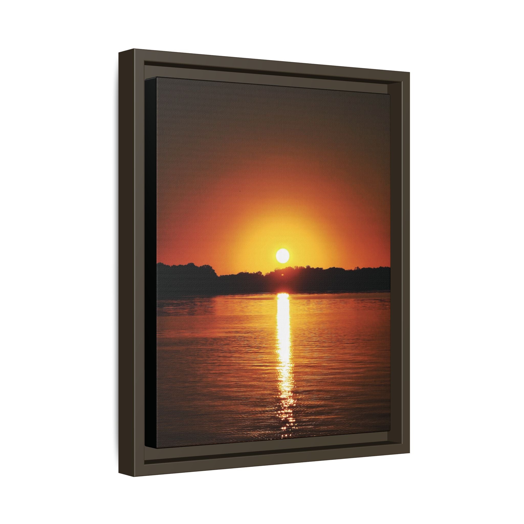 Golden Hour Sunset Canvas Art Print