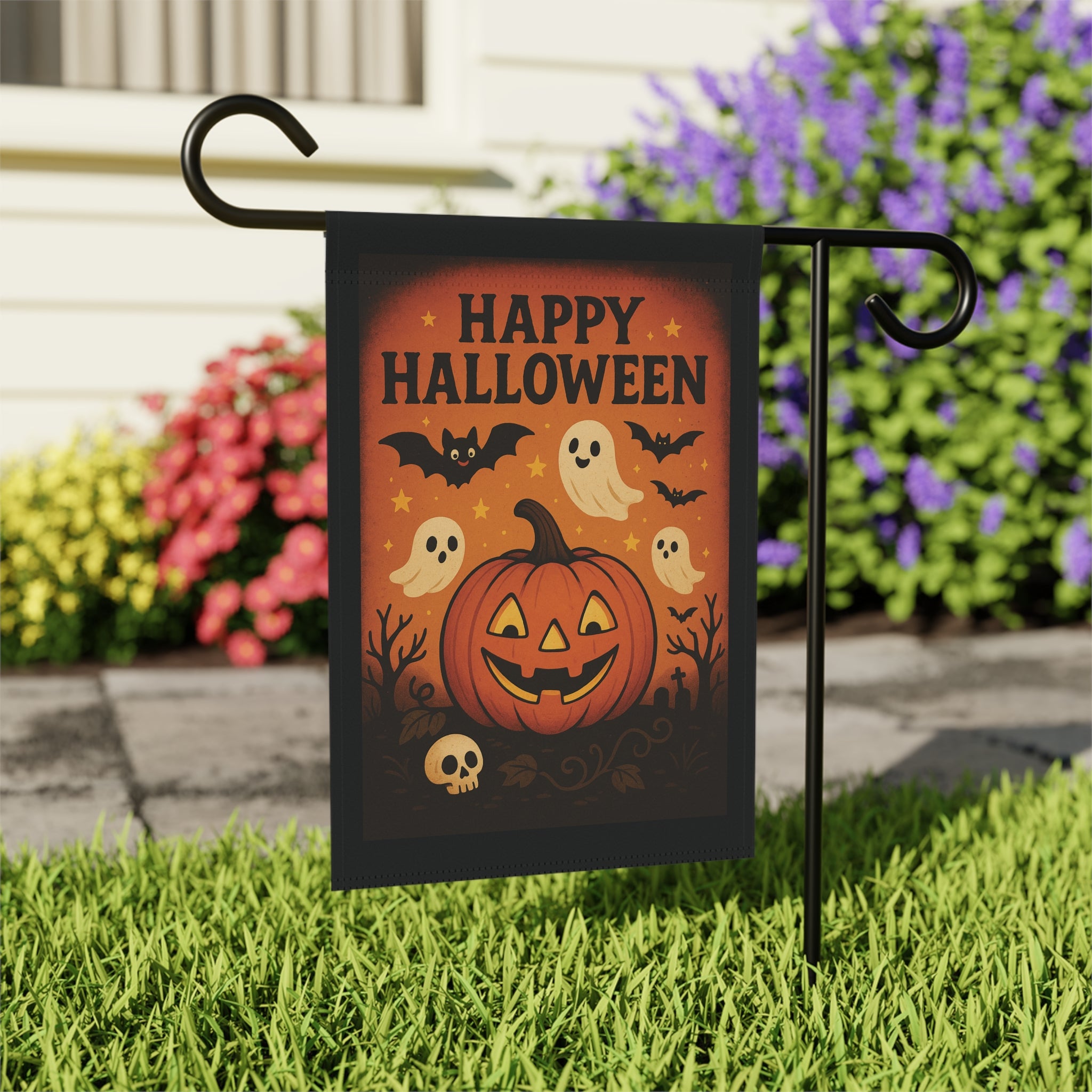 Halloween Garden Banner