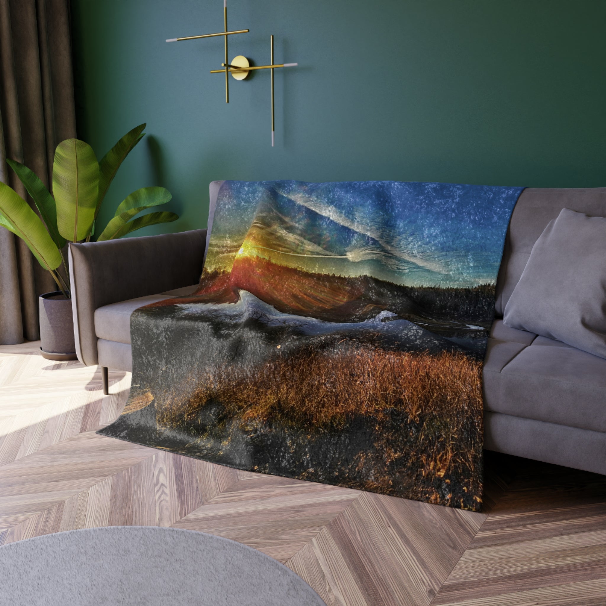 Flarepath of the Forgotten Crushed Velvet Blanket