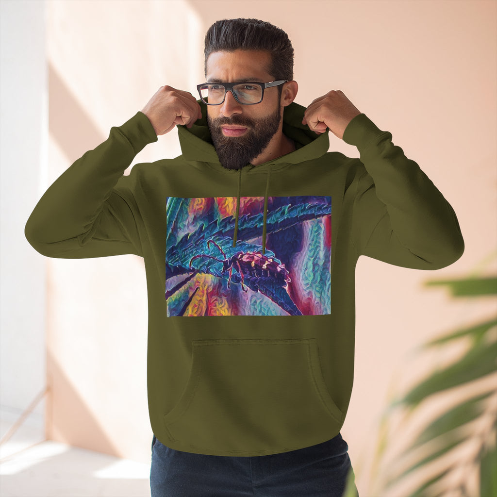 Neon Hunter Art Hoodie