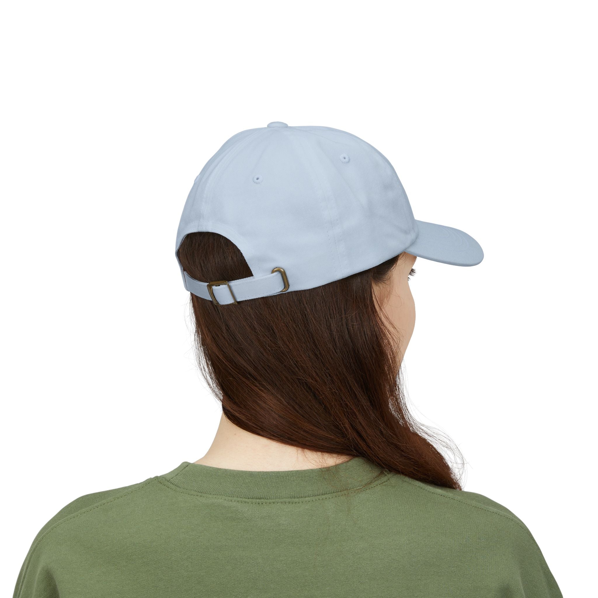 Abstract Gooseberry River Meander Bend Classic Dad Cap