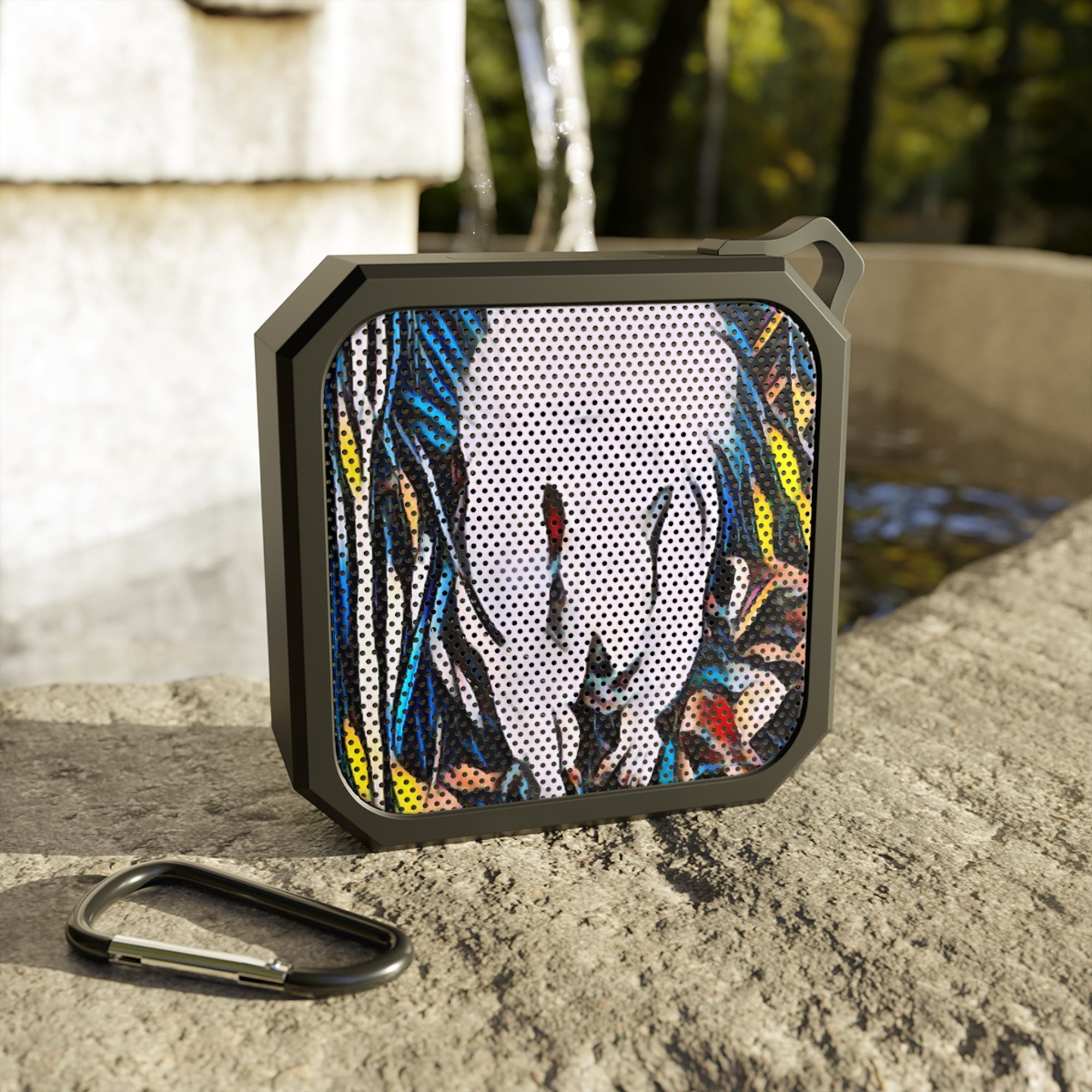 Bluetooth Outdoor Speaker, Portable Speaker for Camping, Beach, Hiking, Wireless Music Player, Gift for Nature Lovers