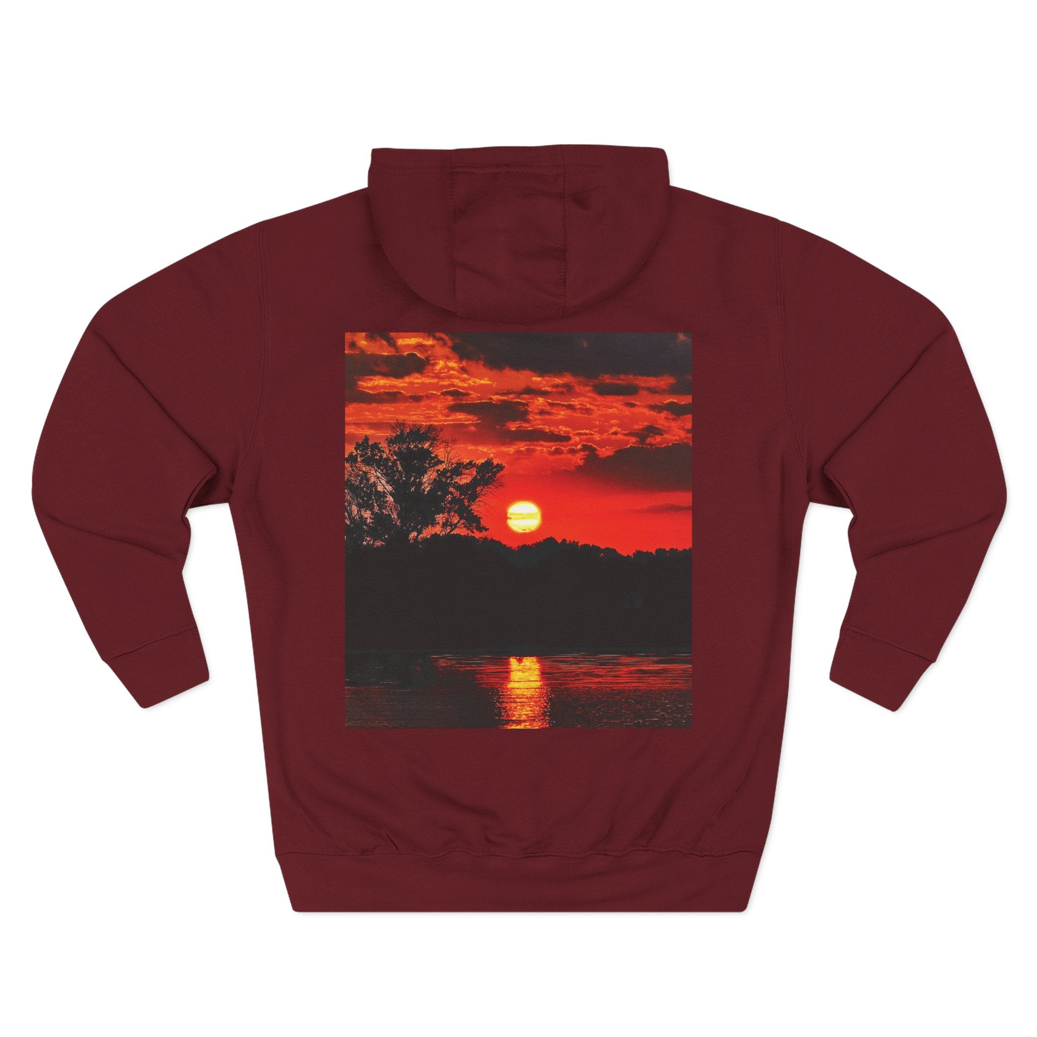 Bloodfire Reverie Three-Panel Fleece Hoodie