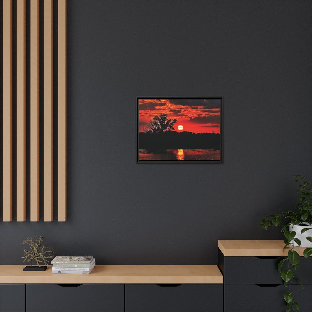 Bloodfire Reverie Framed Canvas Art