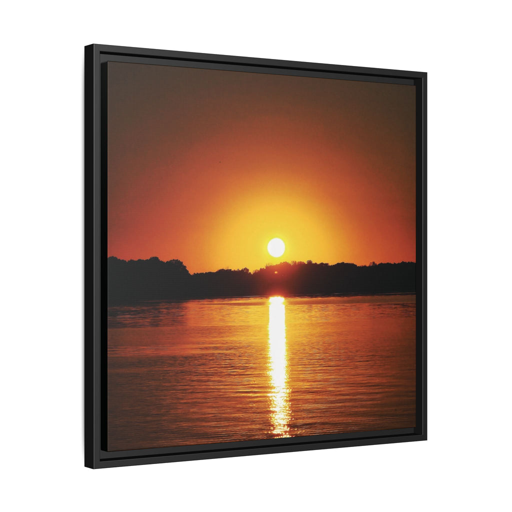 Golden Hour Sunset Canvas Art Print