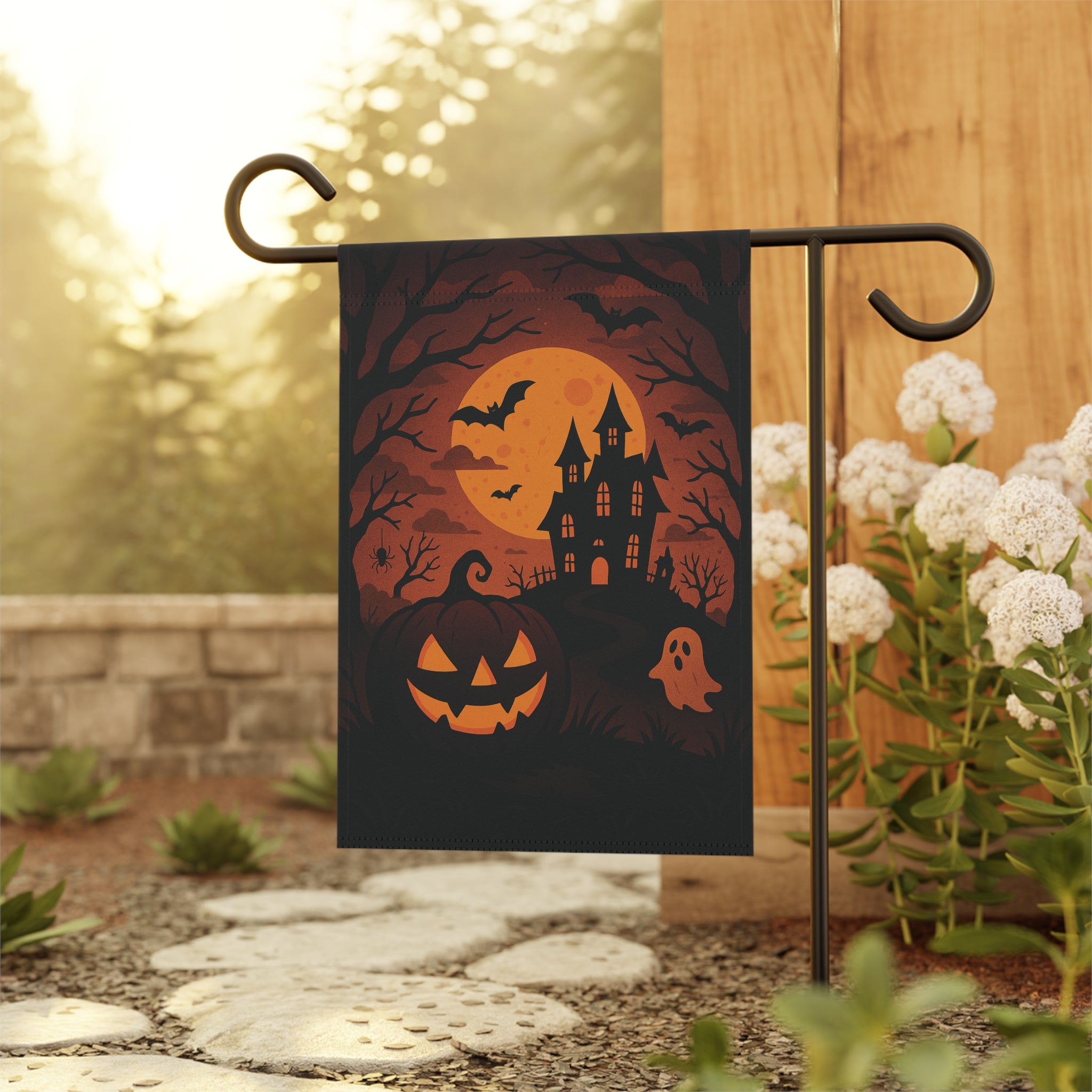 Halloween Garden Banner