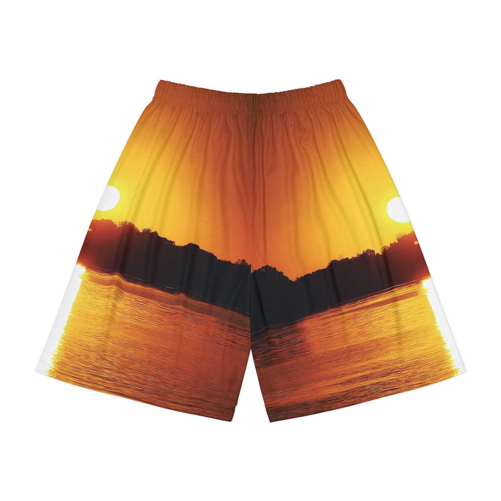 Golden Hour Sunset Men's Sports Shorts