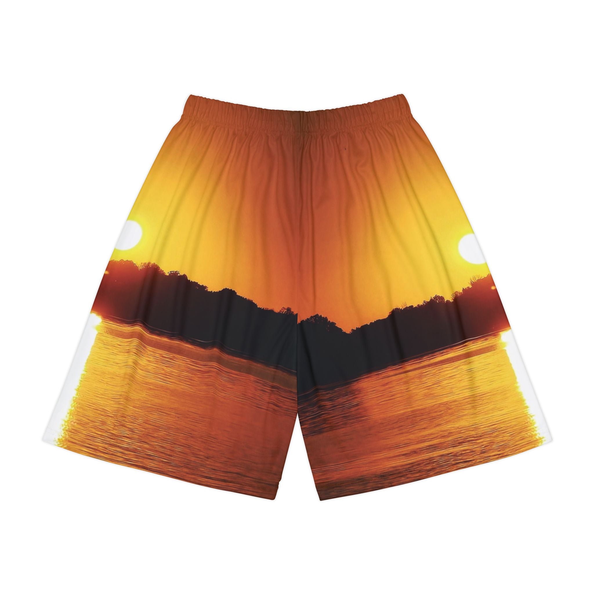 Golden Hour Sunset Men's Sports Shorts
