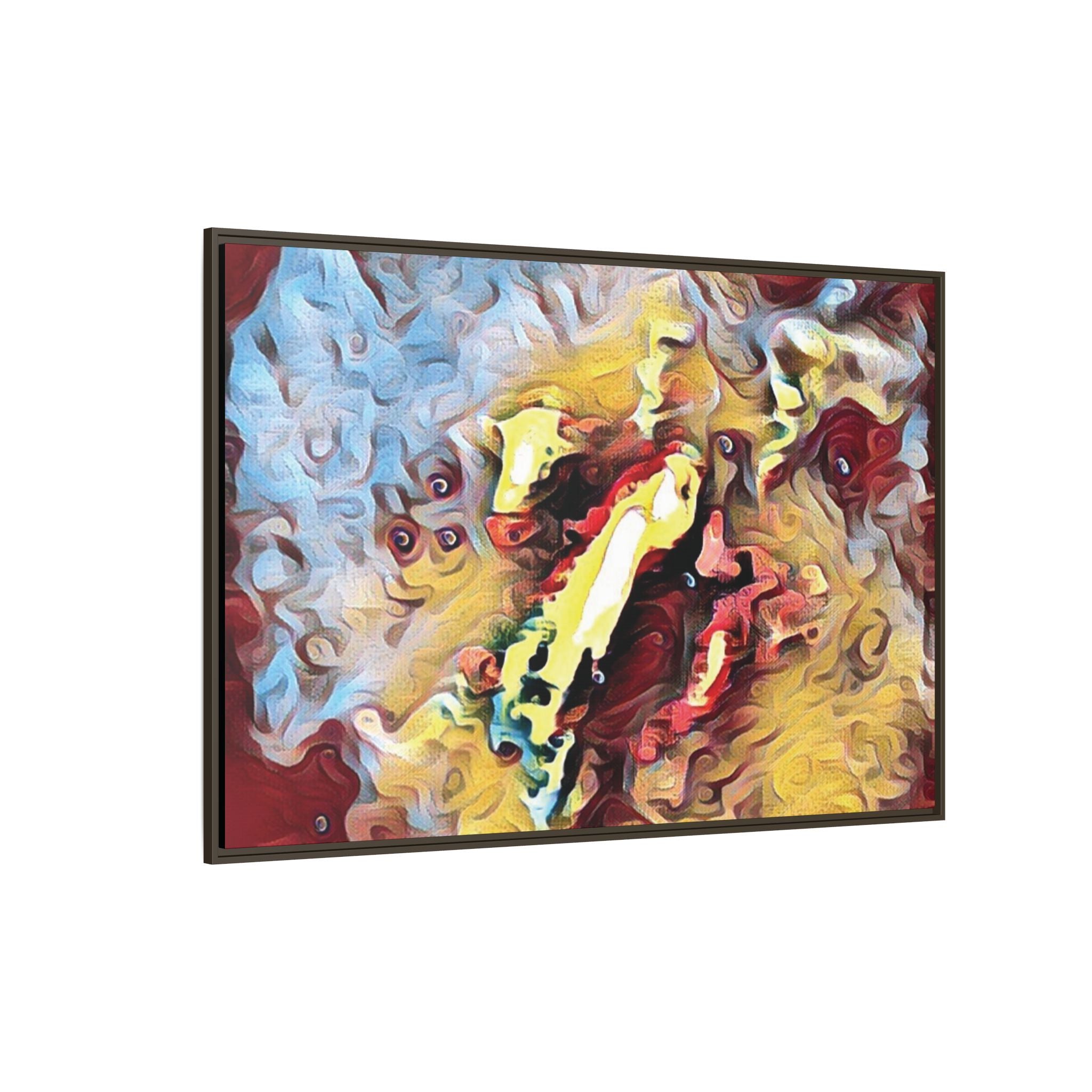 Framed Abstract Canvas Art
