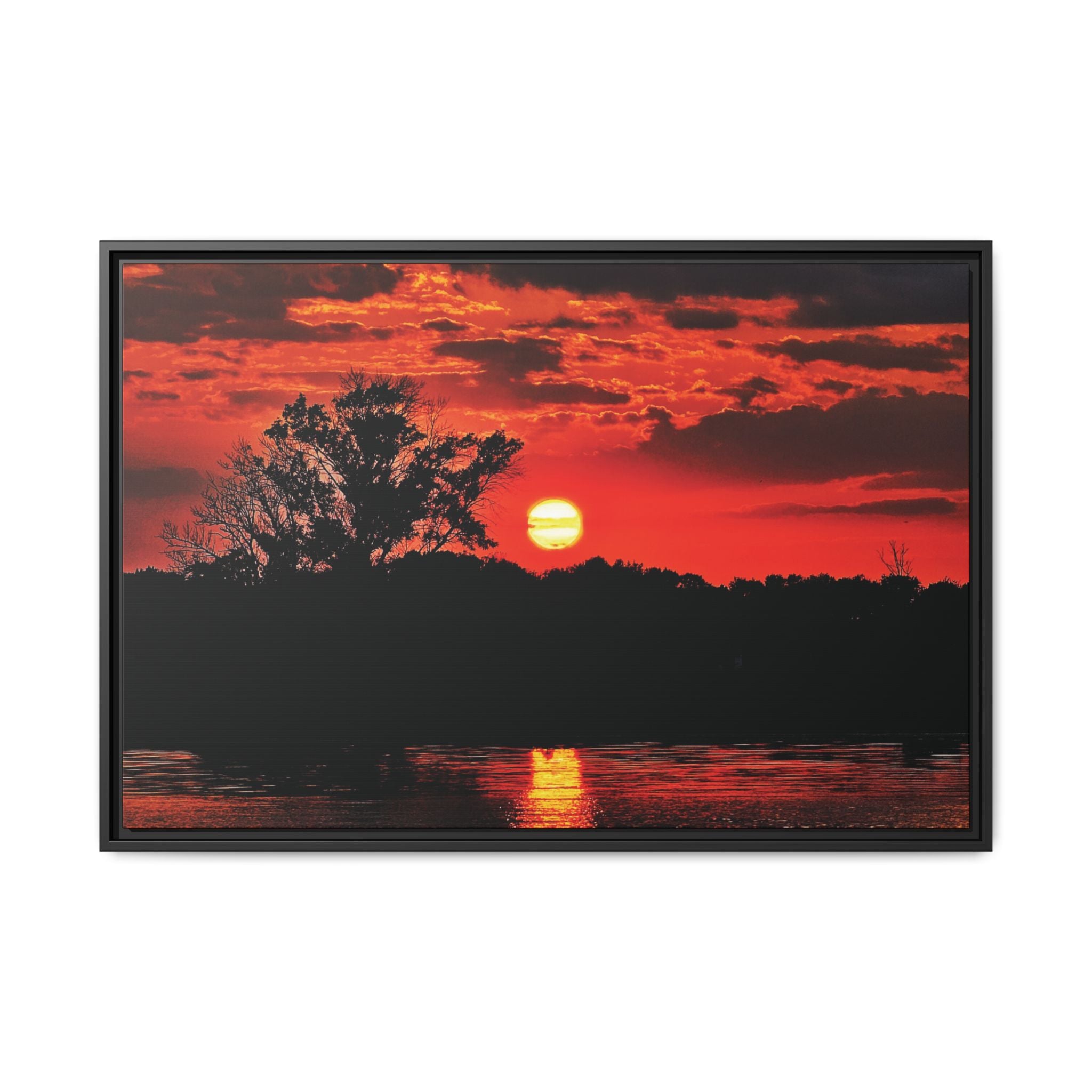 Bloodfire Reverie Framed Canvas Art
