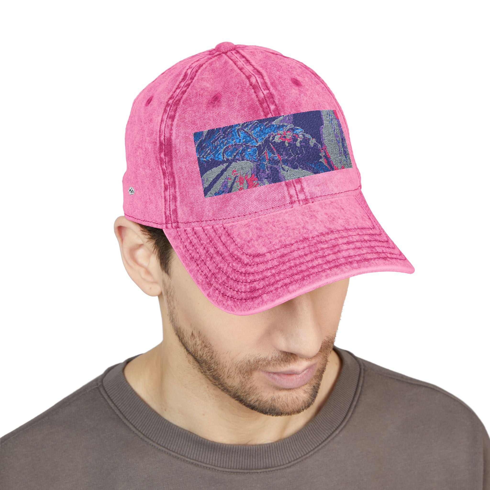 Neon Hunter Vintage Embroidered Cap