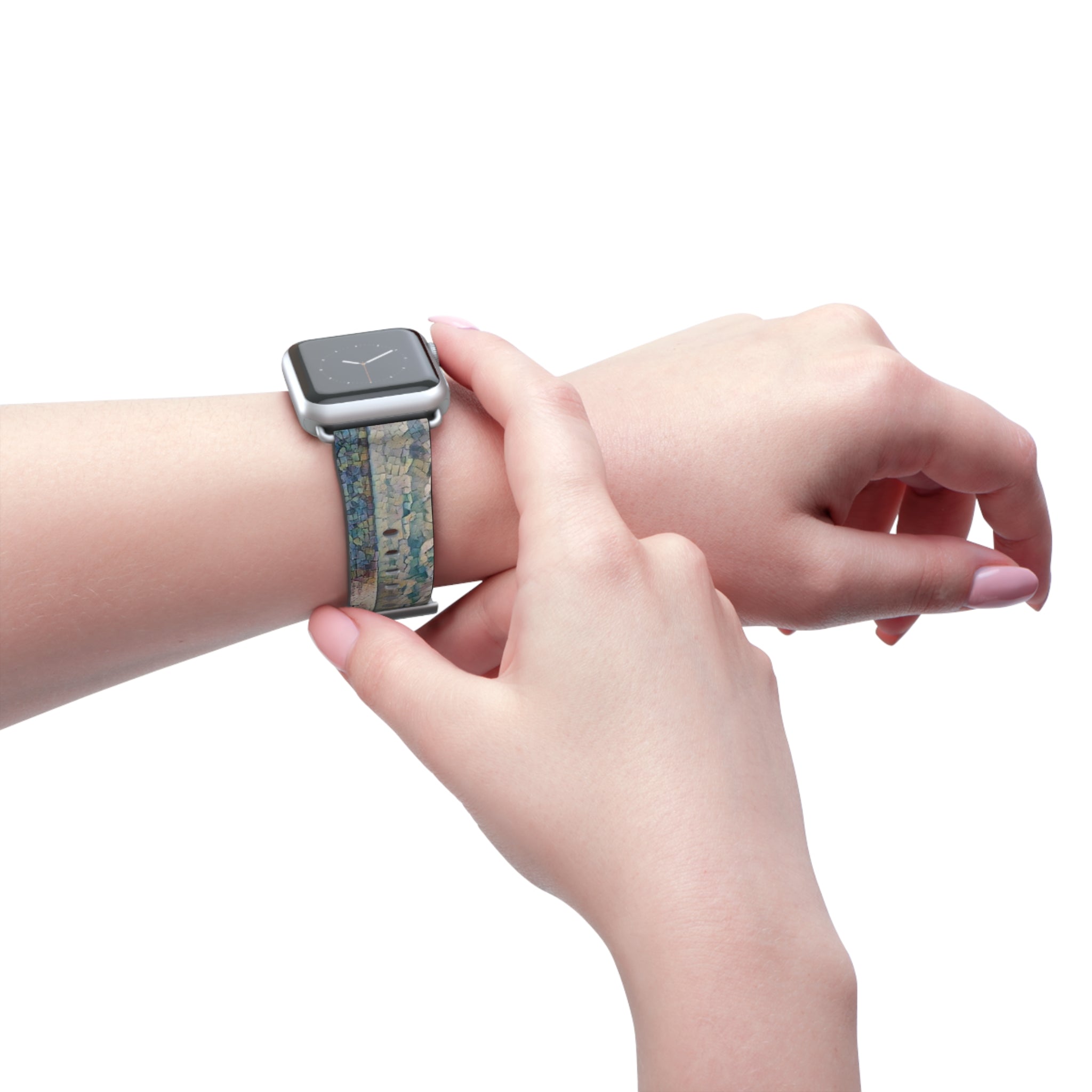 Shimmering Shore of Lake Superior Watch Band