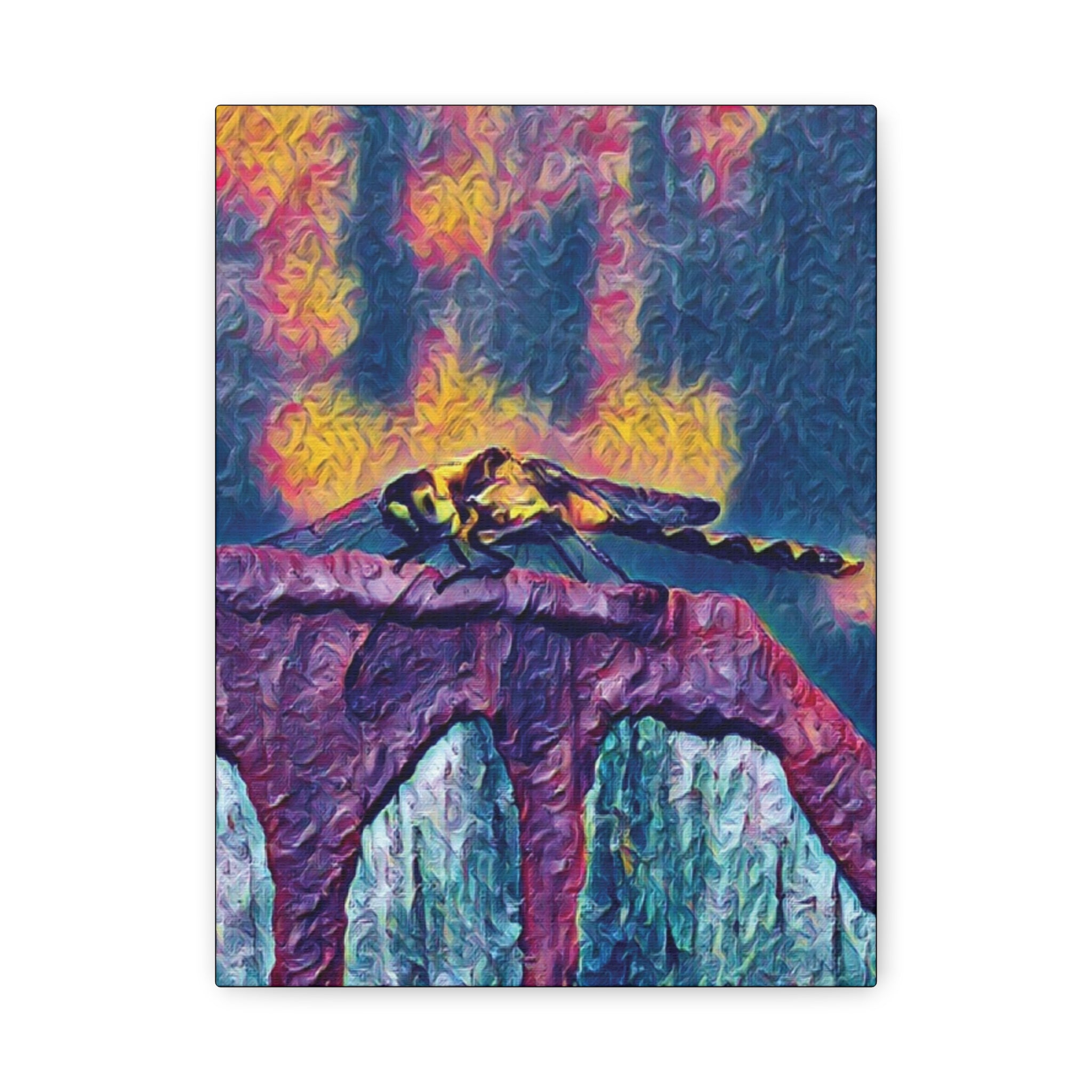 Sentinel of the Crimson Arch Canvas Art
