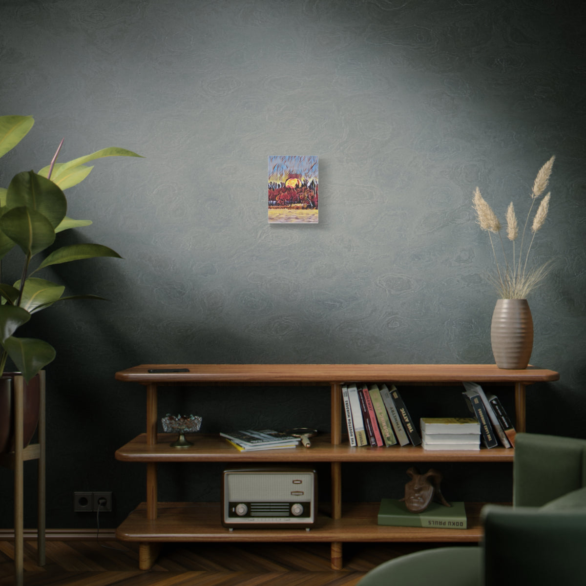 Emberfall Matte Canvas Wall Art