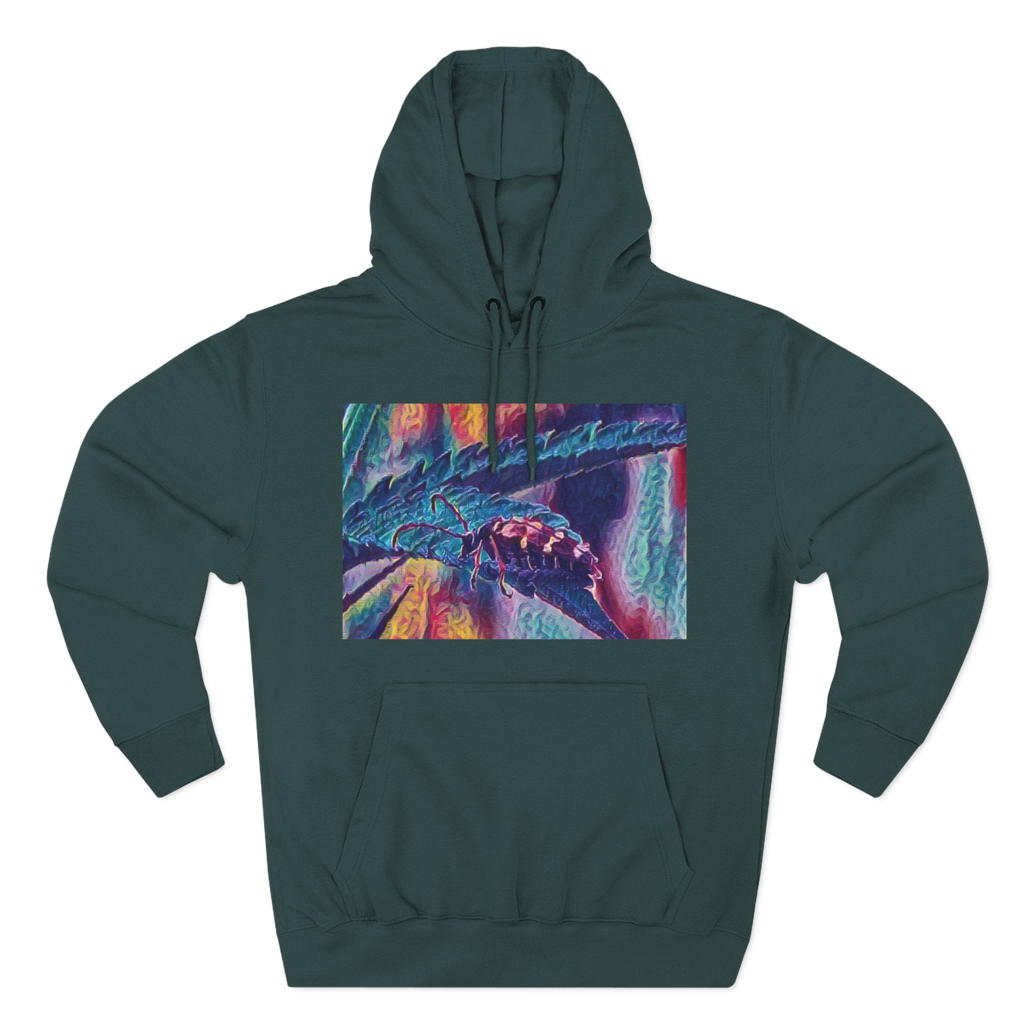 Neon Hunter Art Hoodie