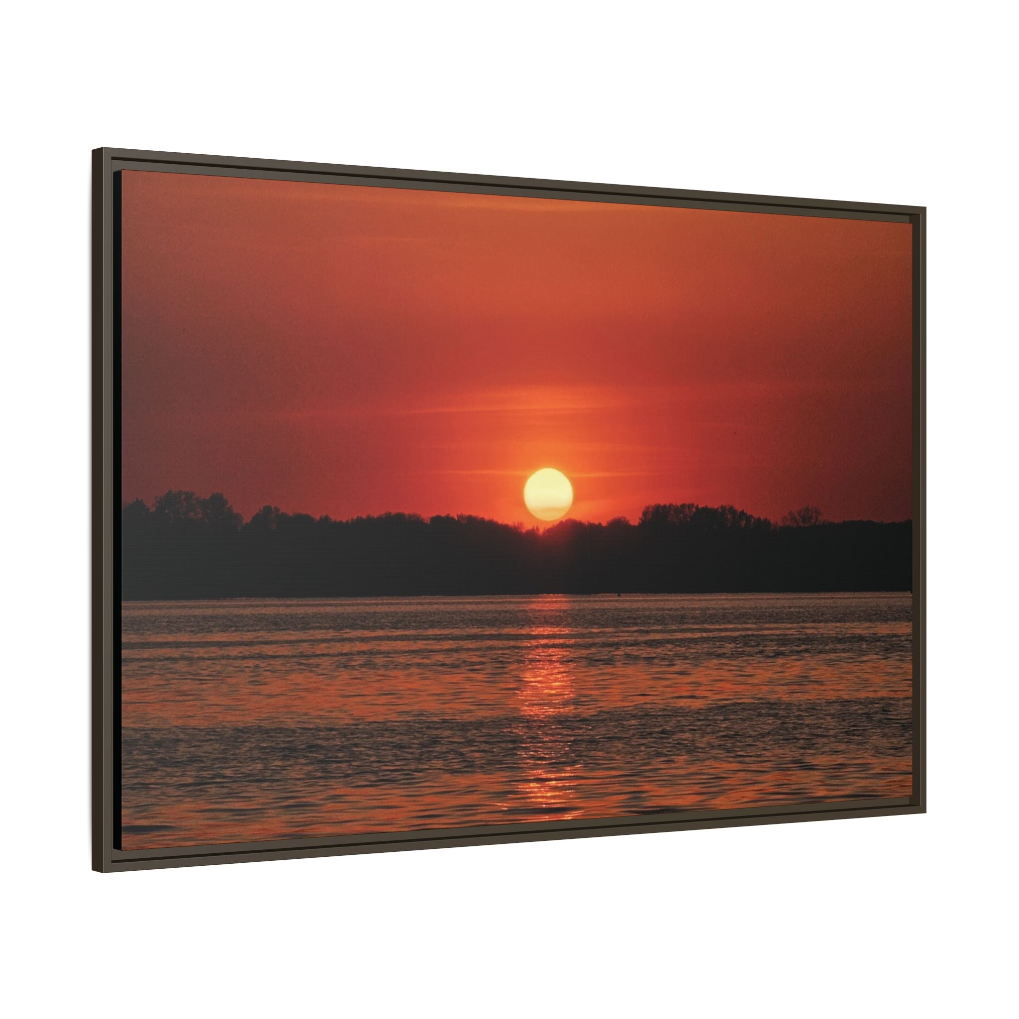 Framed Sunset Canvas Art