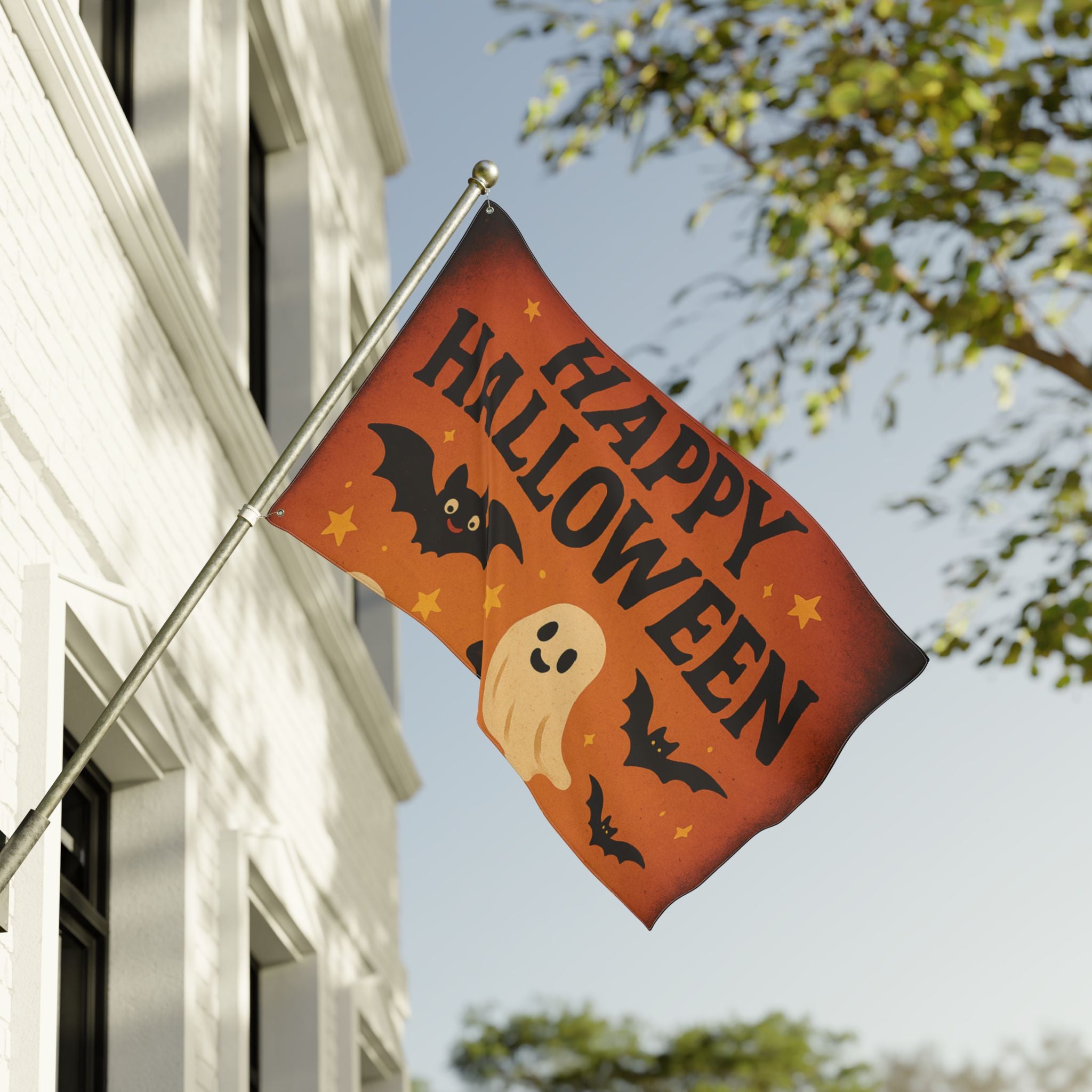 Halloween Double Sided Flag, Halloween Decor
