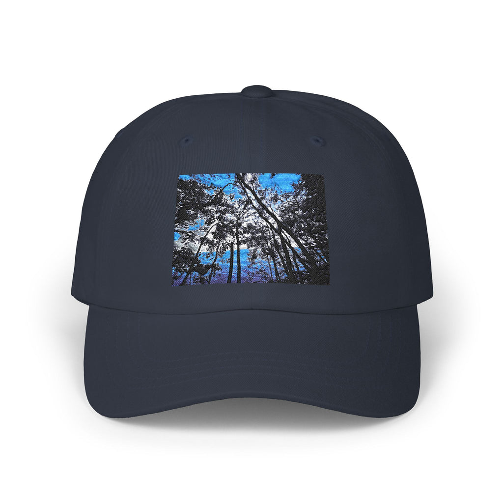 Blue Beyond the Branches Classic Dad Cap