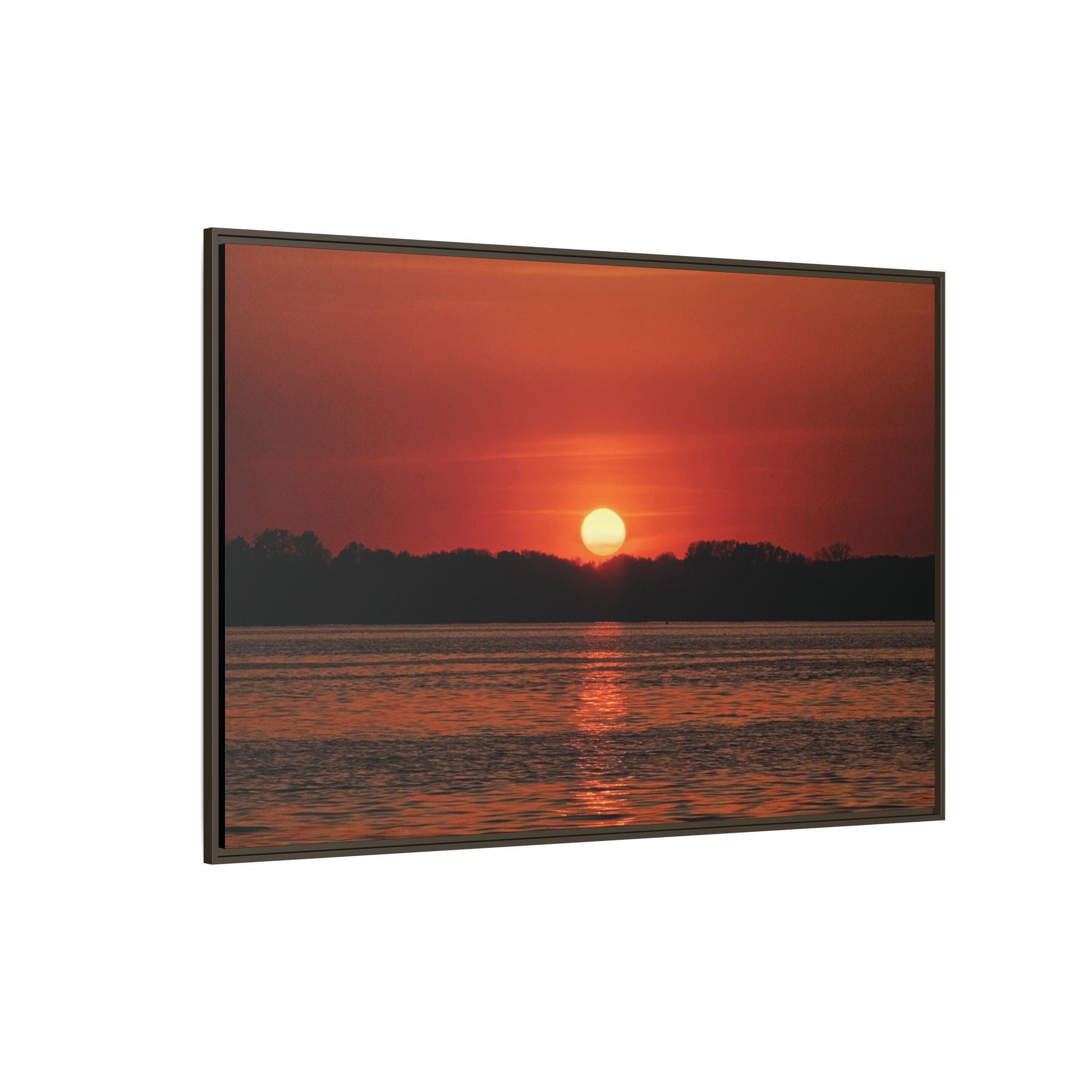 Framed Sunset Canvas Art