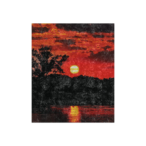 Bloodfire Reverie Crushed Velvet Blanket