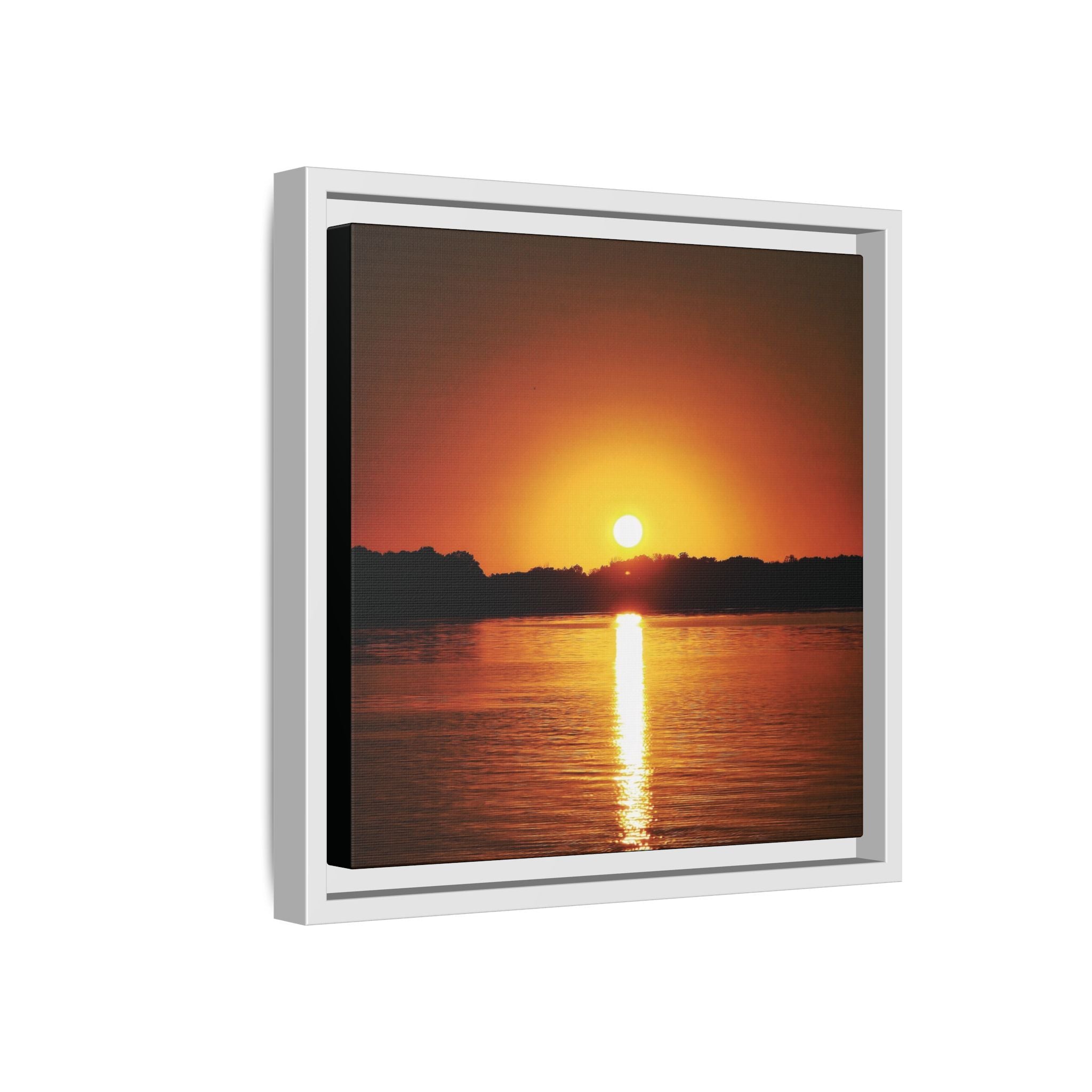 Golden Hour Sunset Canvas Art Print