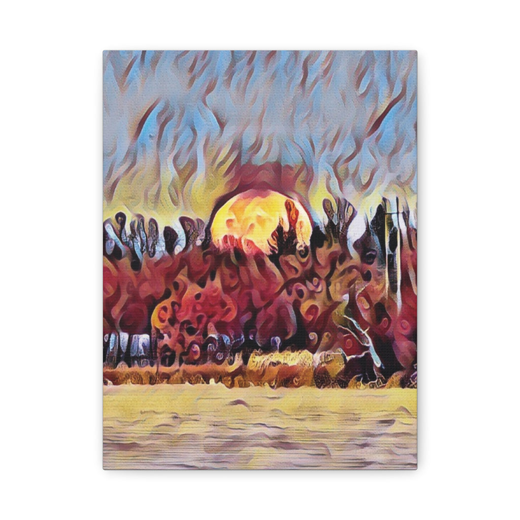Emberfall Matte Canvas Wall Art