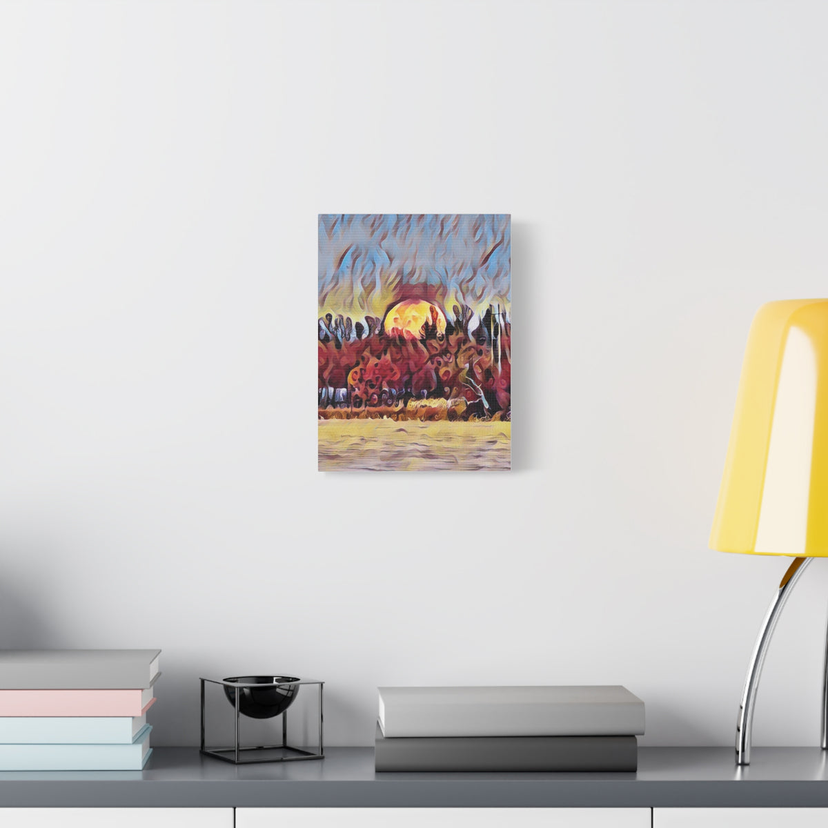 Emberfall Matte Canvas Wall Art