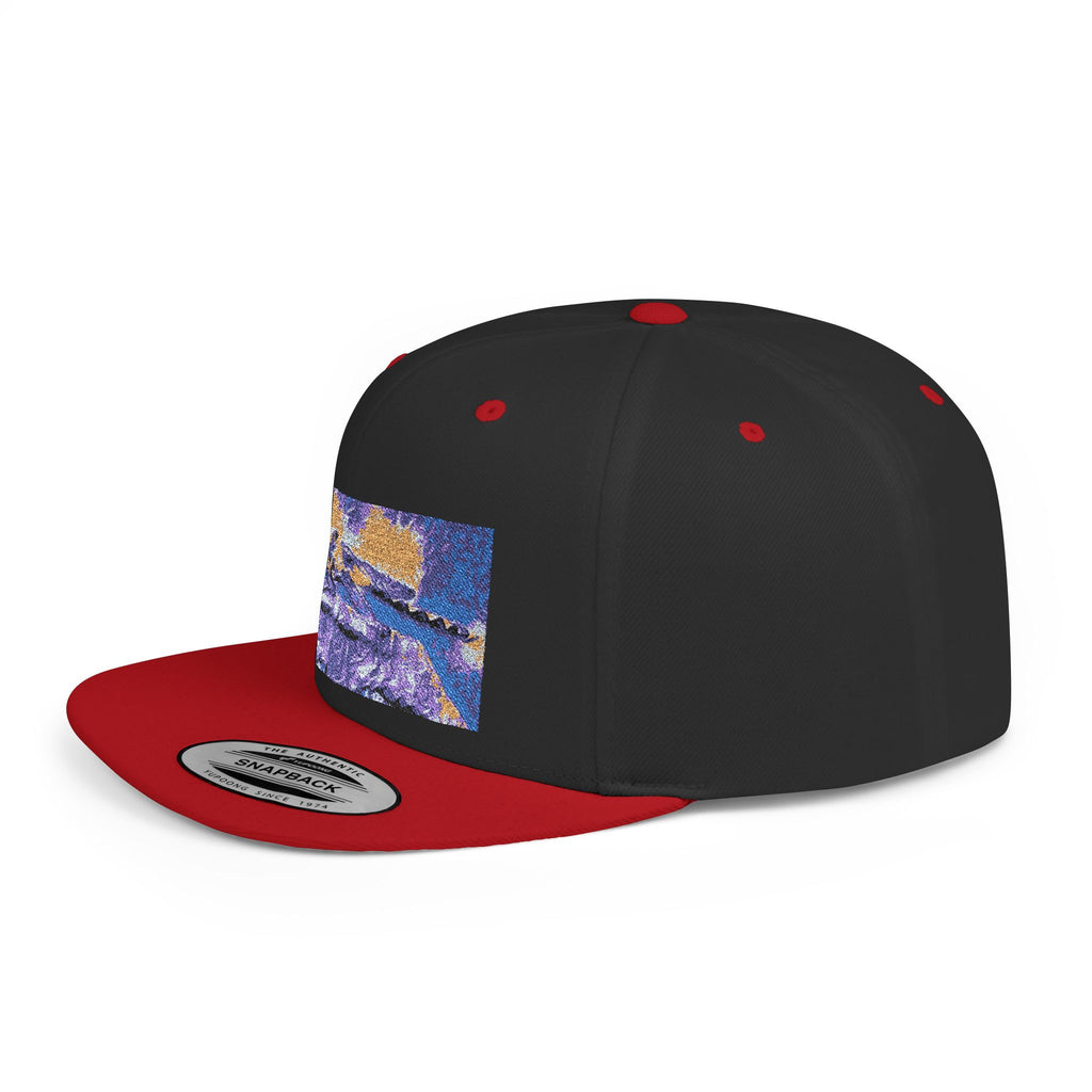 Sentinel of the Crimson Arch Flat Bill Snapback Hat