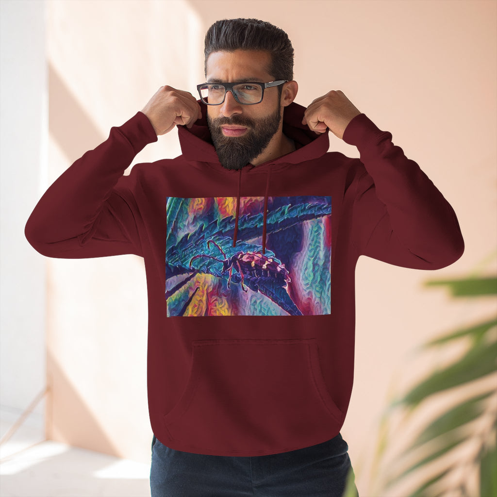 Neon Hunter Art Hoodie