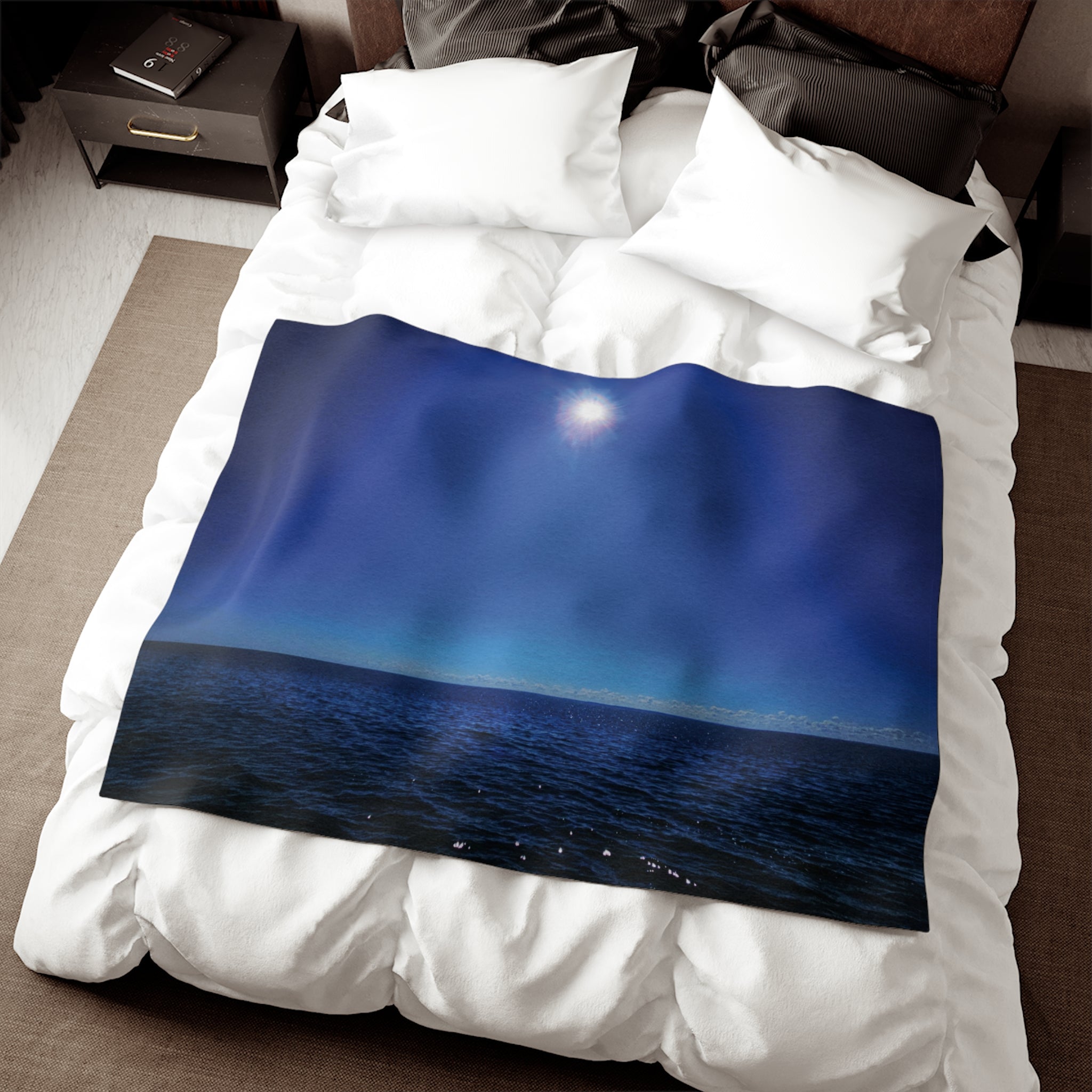 Celestial Reflection Cozy Sweatshirt Blanket