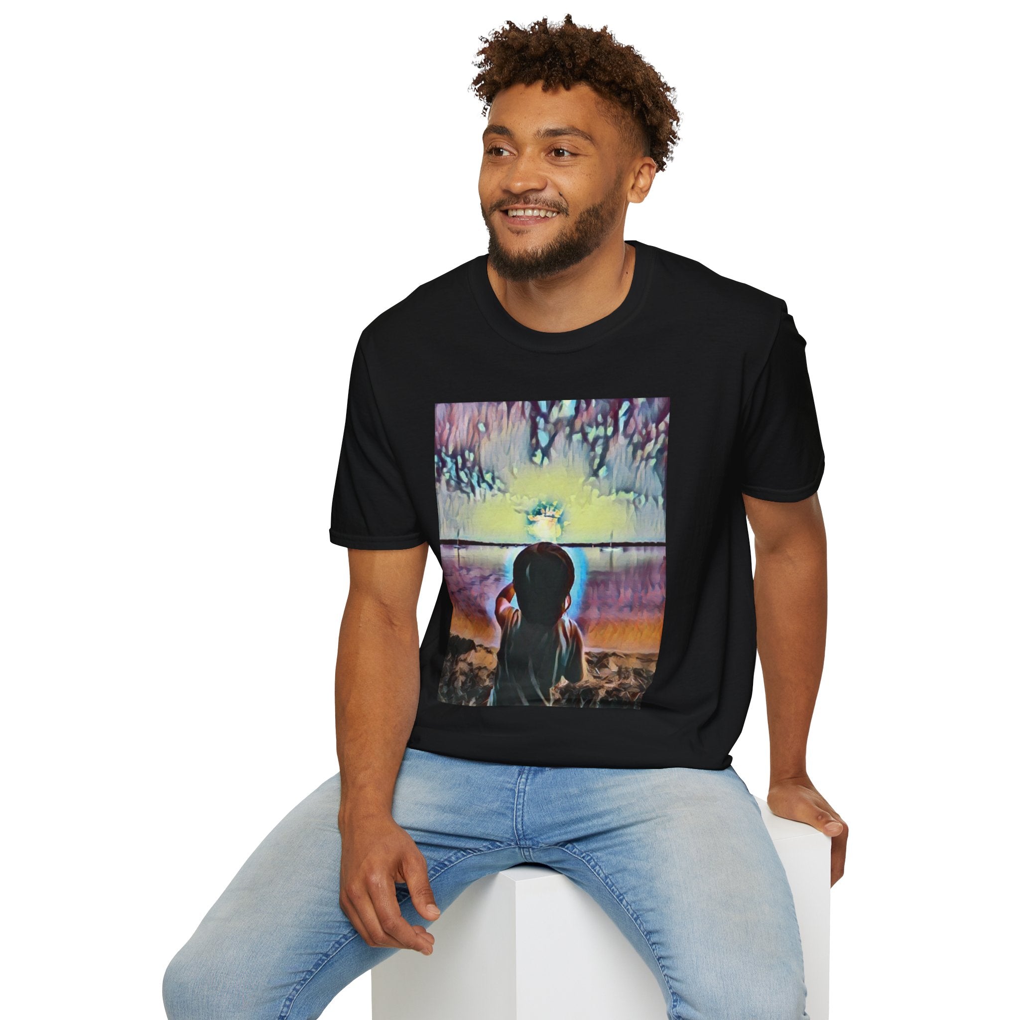Boy and Moon T-Shirt