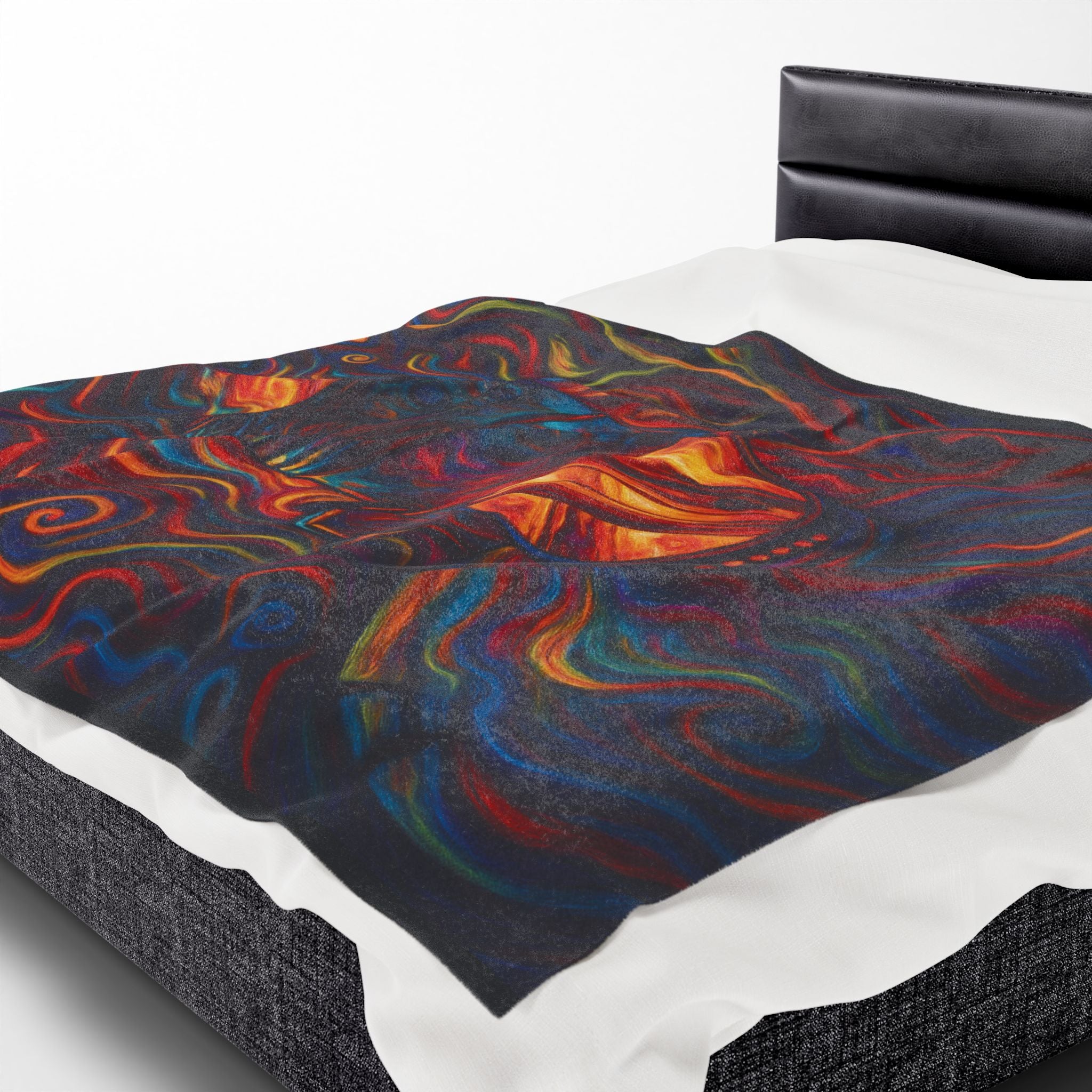 Inferno Core Artistic Velveteen Plush Blanket