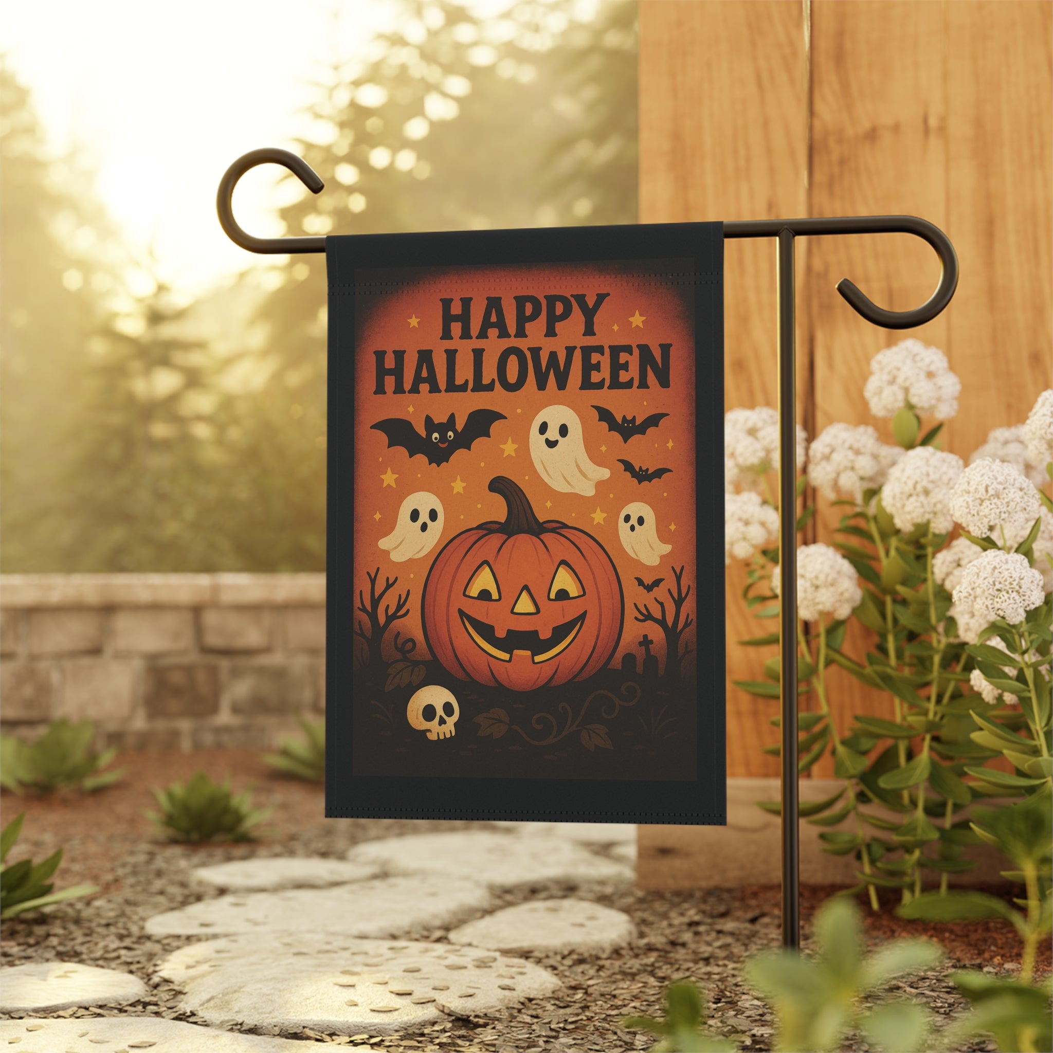 Halloween Garden Banner