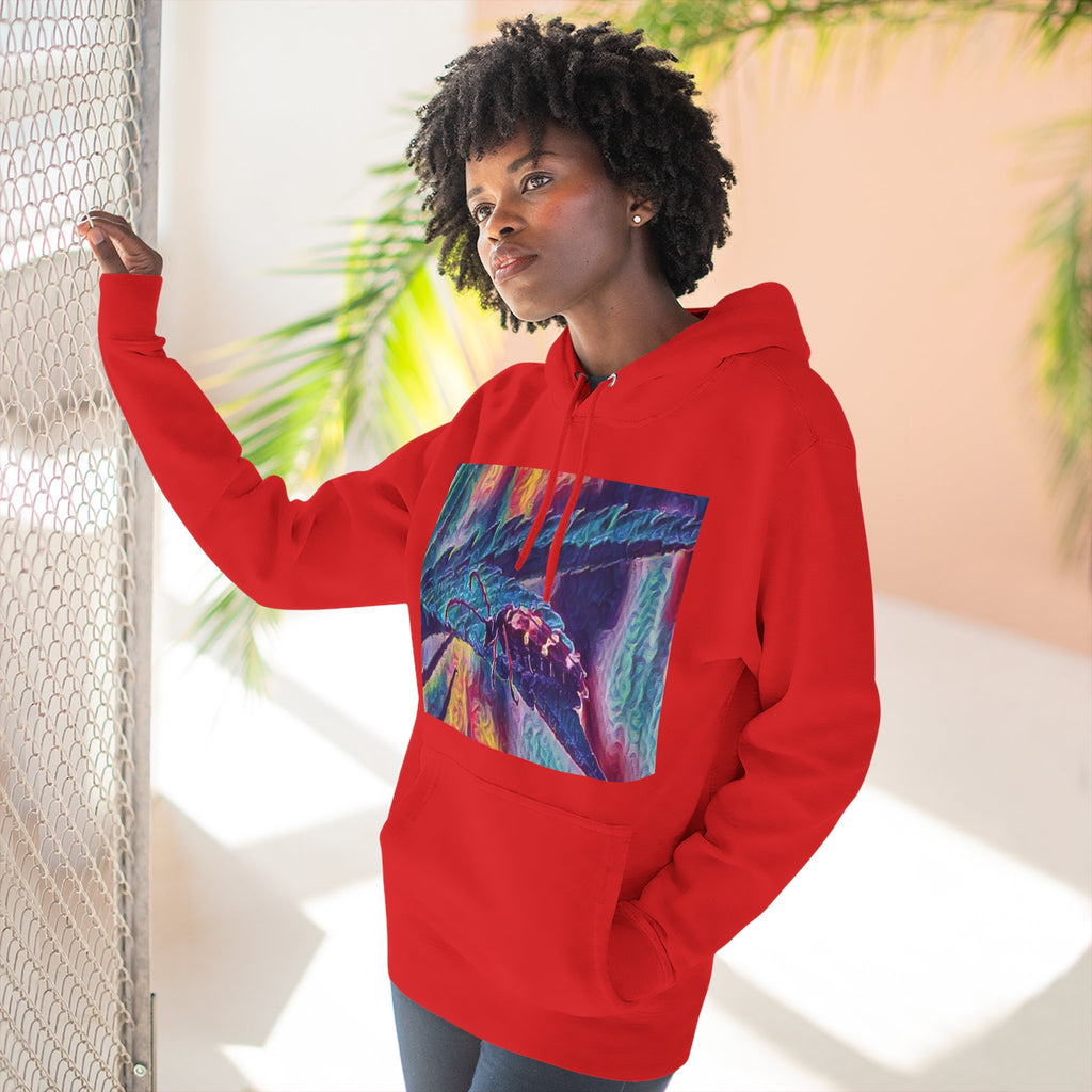 Neon Hunter Art Hoodie