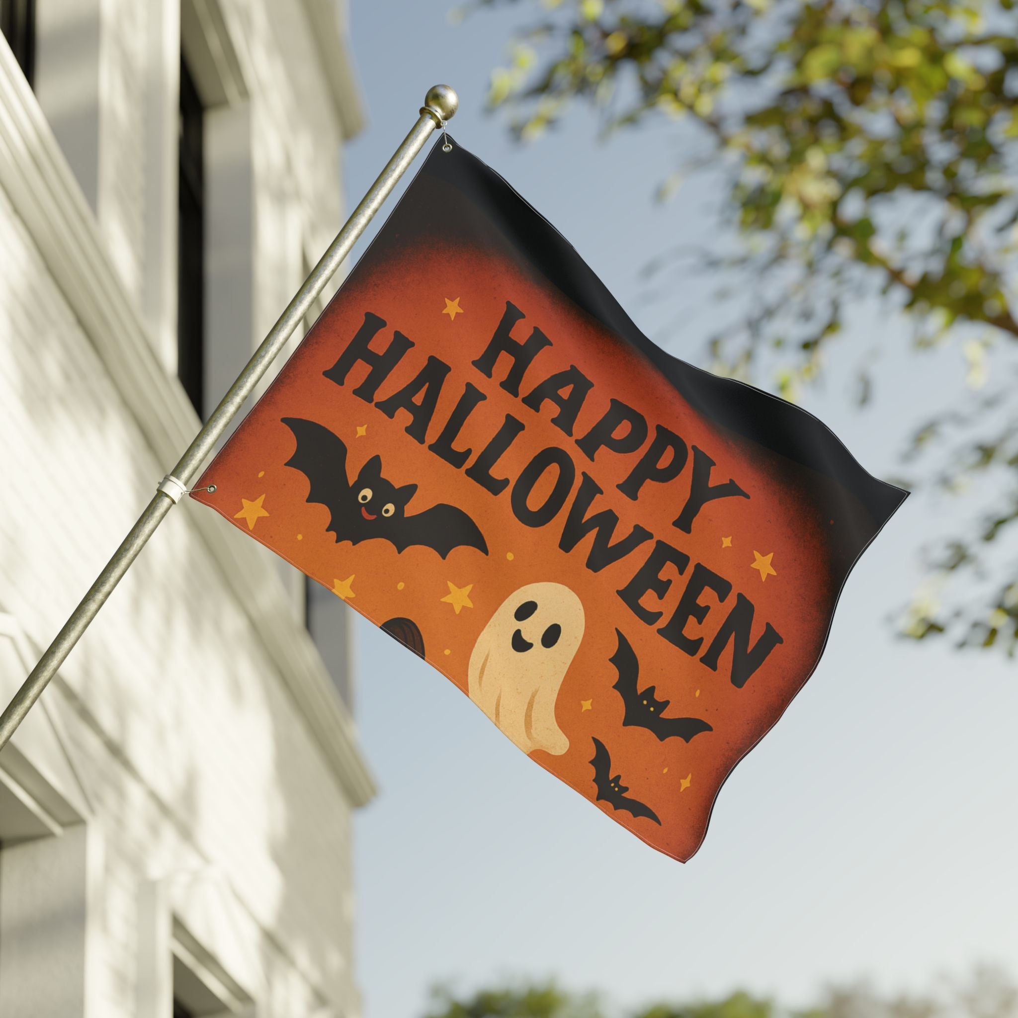 Halloween Double Sided Flag, Halloween Decor
