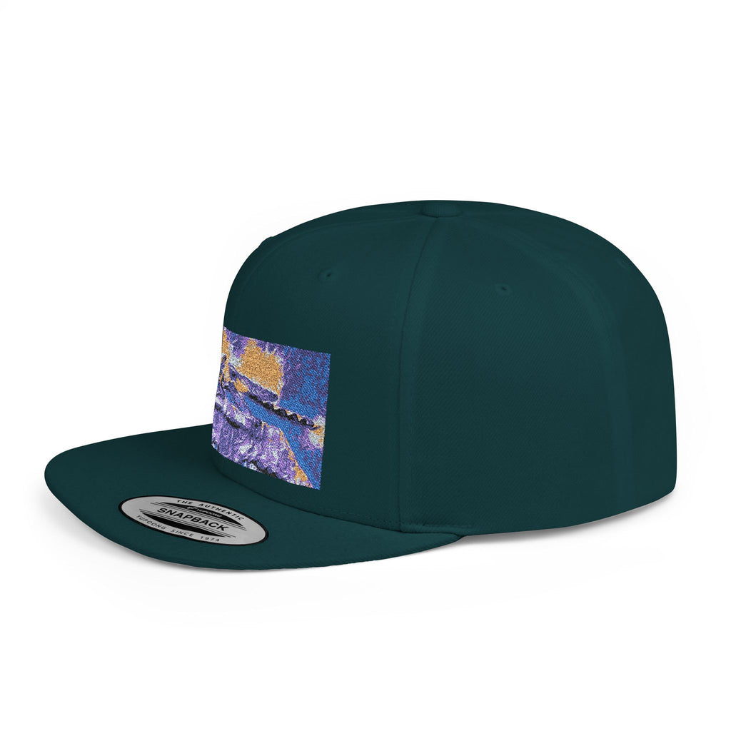 Sentinel of the Crimson Arch Flat Bill Snapback Hat