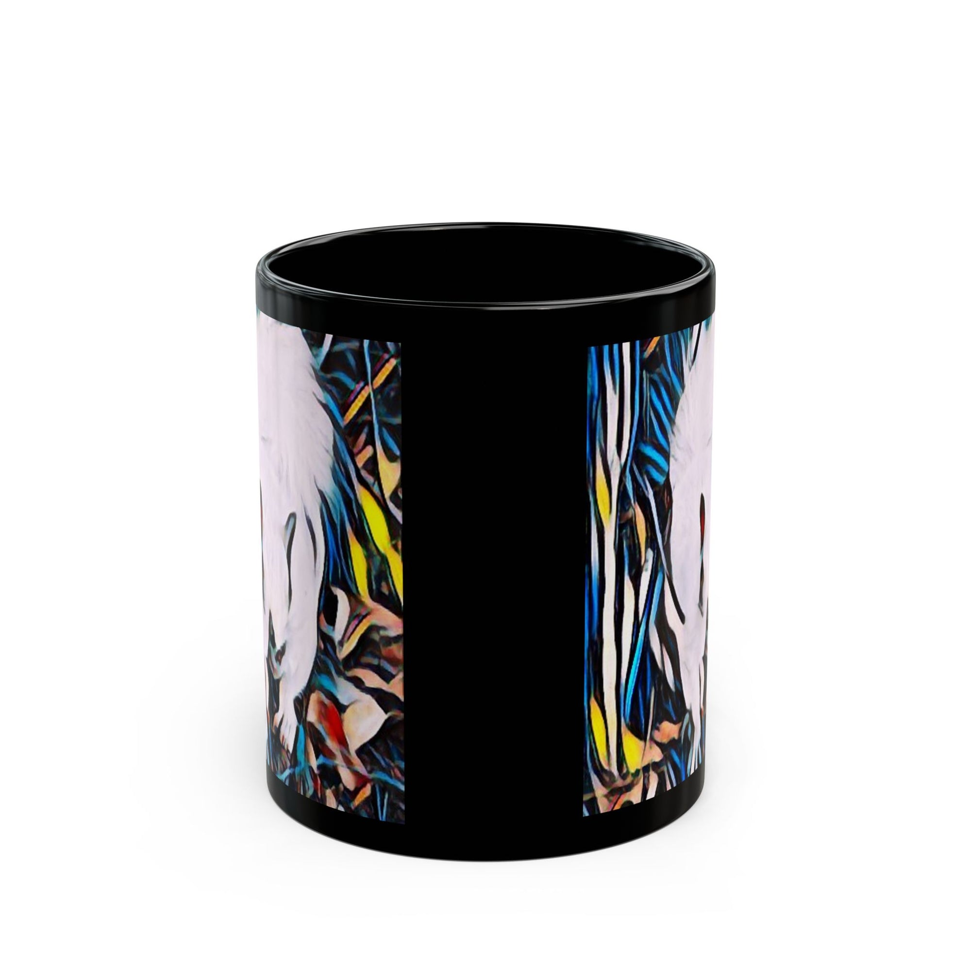 Artistic Black Mug with Colorful Nature Design, Perfect Gift for Coffee Lovers, Home Decor, Wildlife Enthusiasts, Art Collectors, [...]