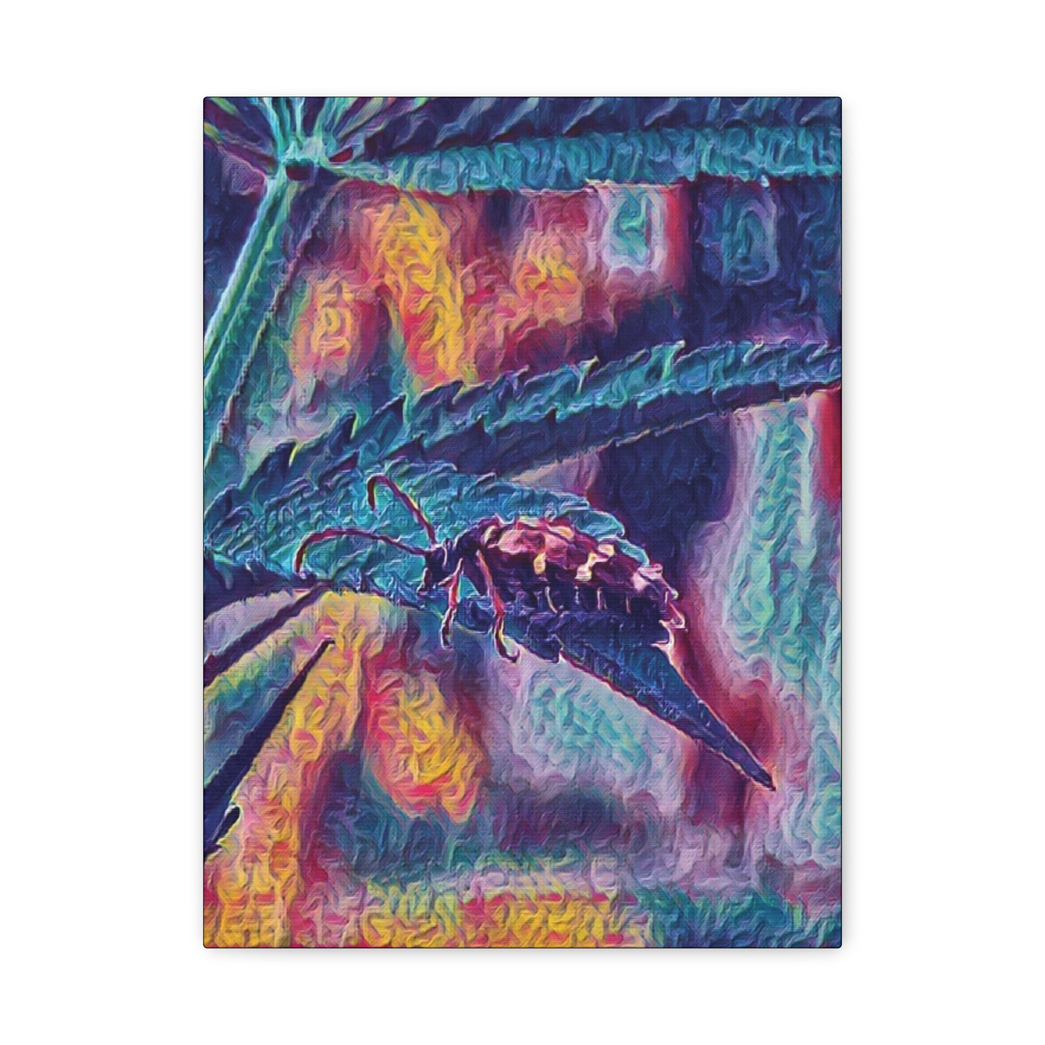 Neon Hunter Canvas Print