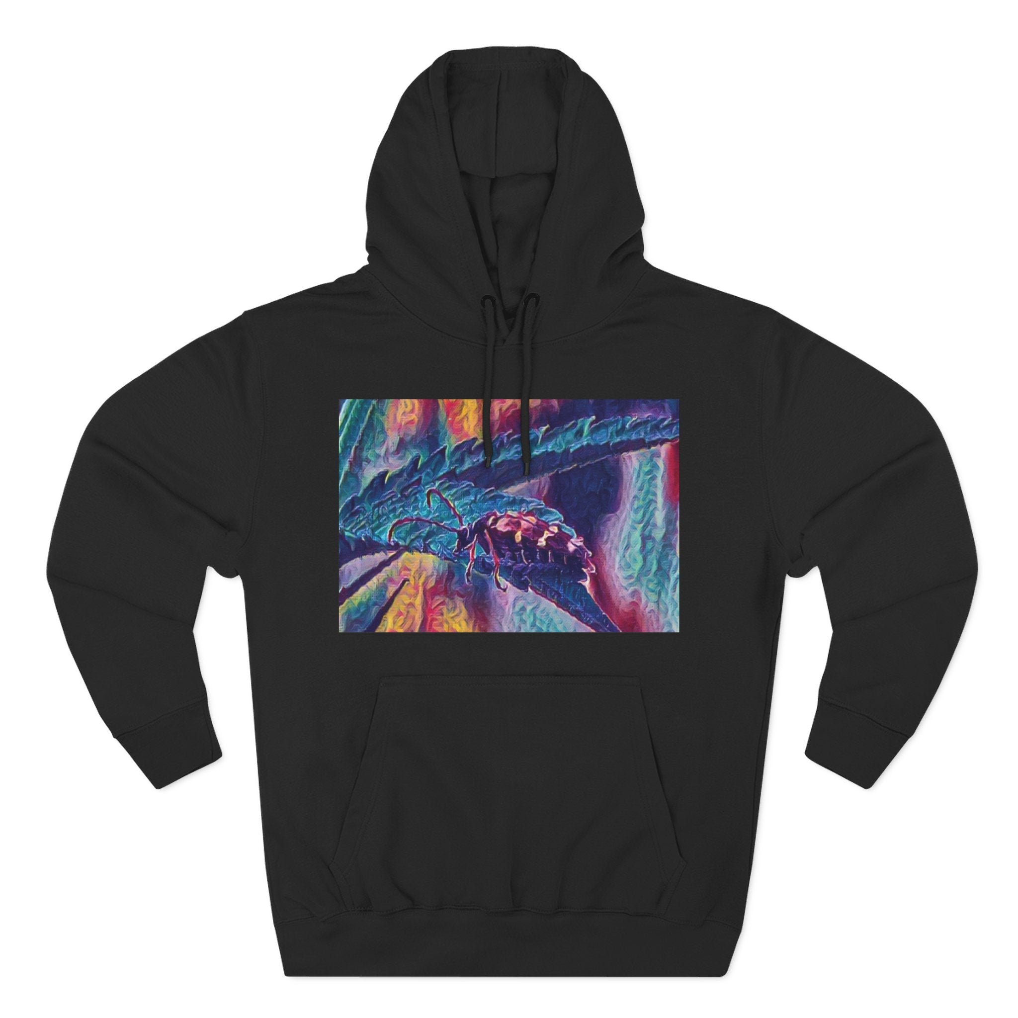 Neon Hunter Art Hoodie