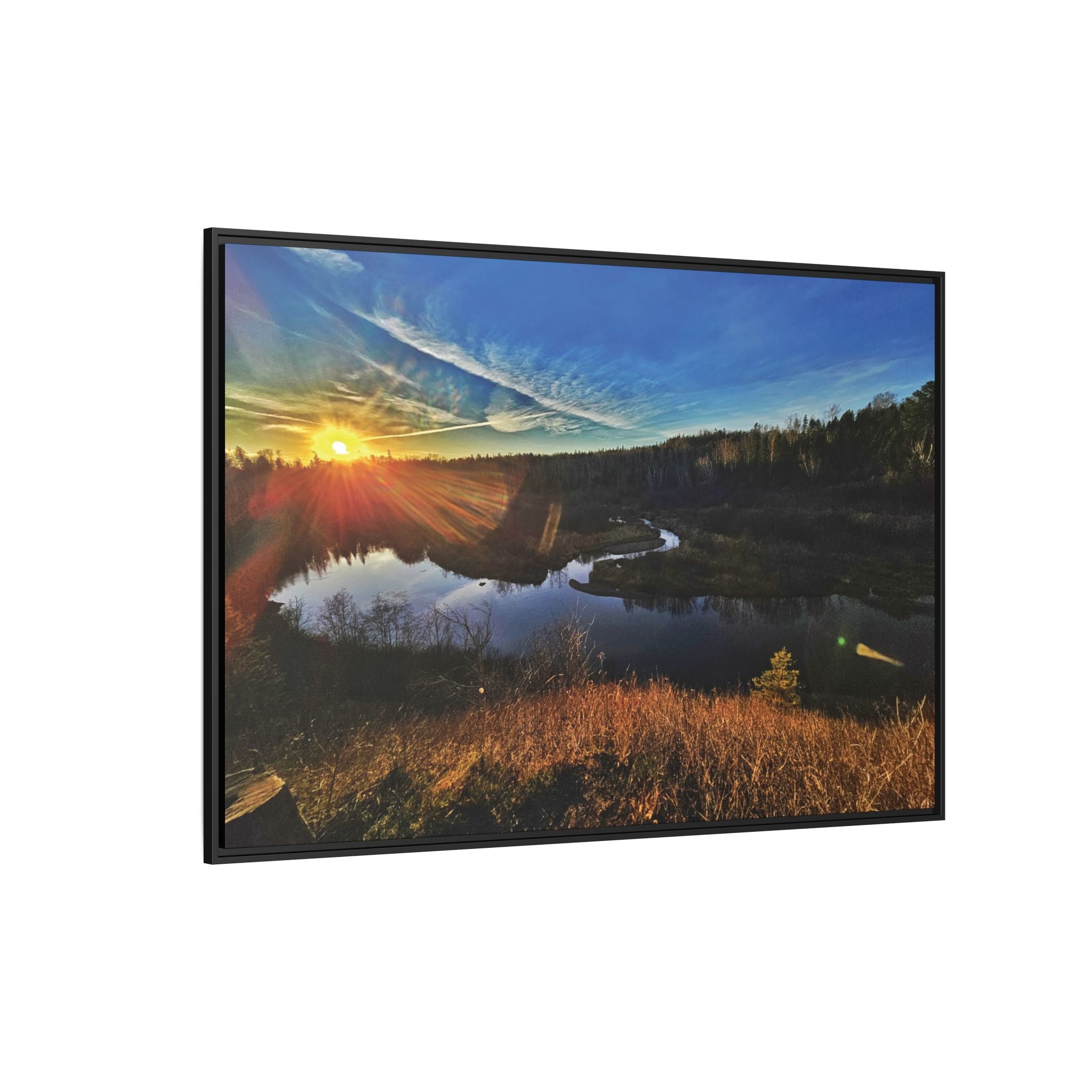 Flarepath of the Forgotten Framed Canvas Print